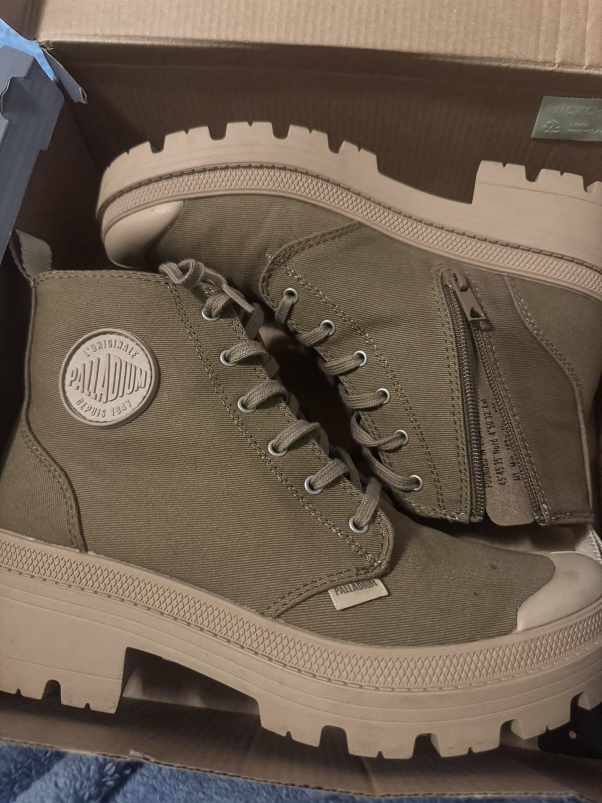 Palladium Palladium brown khaki boots Size US 8 / IT 38 - 2 Thumbnail