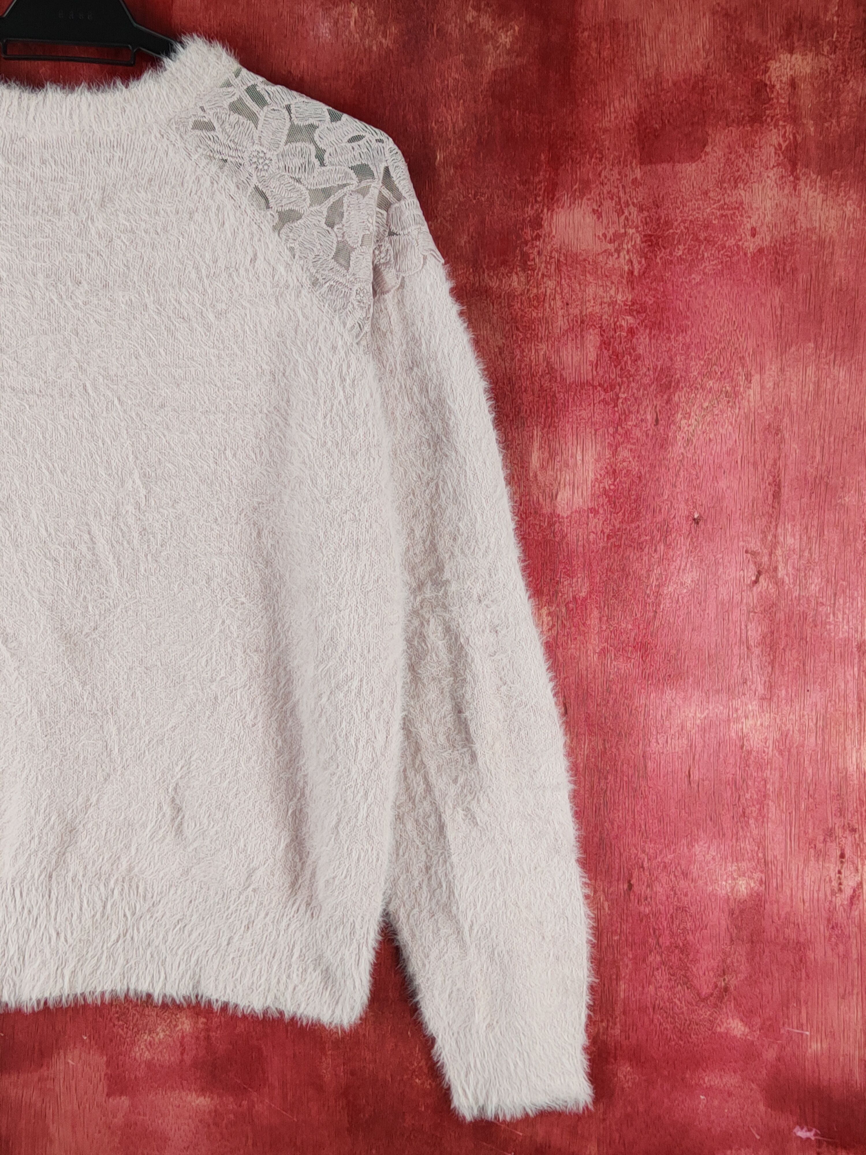 GU × Japanese Brand GU Light Purple Shag Shaggy Fur Mohair Knitwear #S1926 Size M / US 6-8 / IT 42-44 - 9 Thumbnail