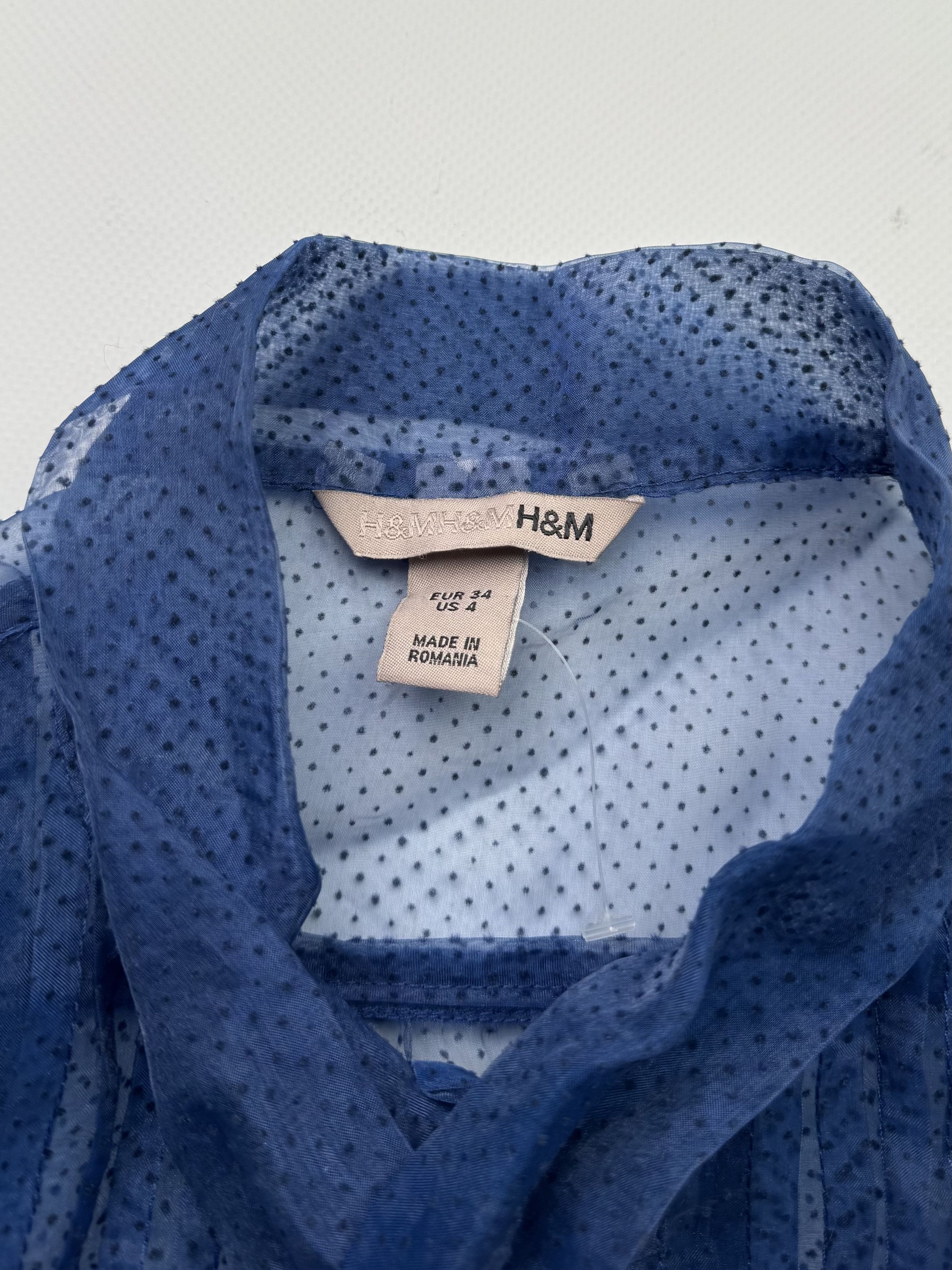 Vintage Vintage Cropped Mesh Blouse B479(V322)E2 Size S / US 4 / IT 40 - 5 Thumbnail