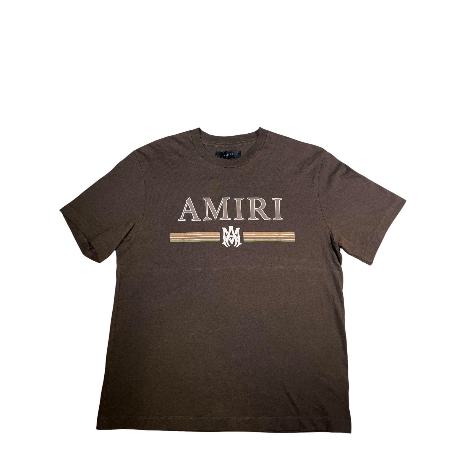 Amiri Amiri Brown MA Bar Tee Size US L / EU 52-54 / 3 - 1 Thumbnail