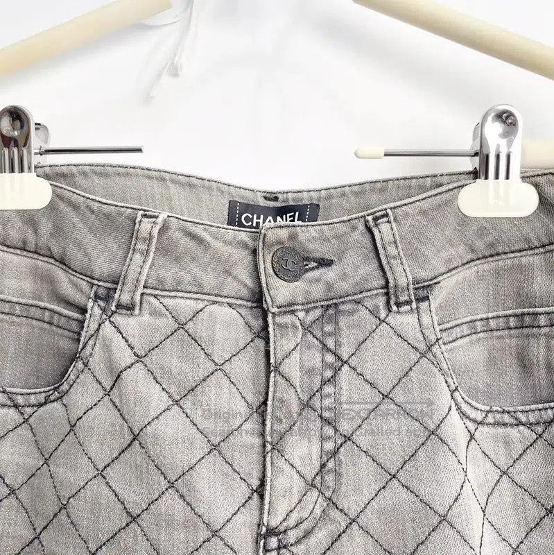 Chanel Chanel Grey Women's Denim Pants . Size 23" - 4 Thumbnail