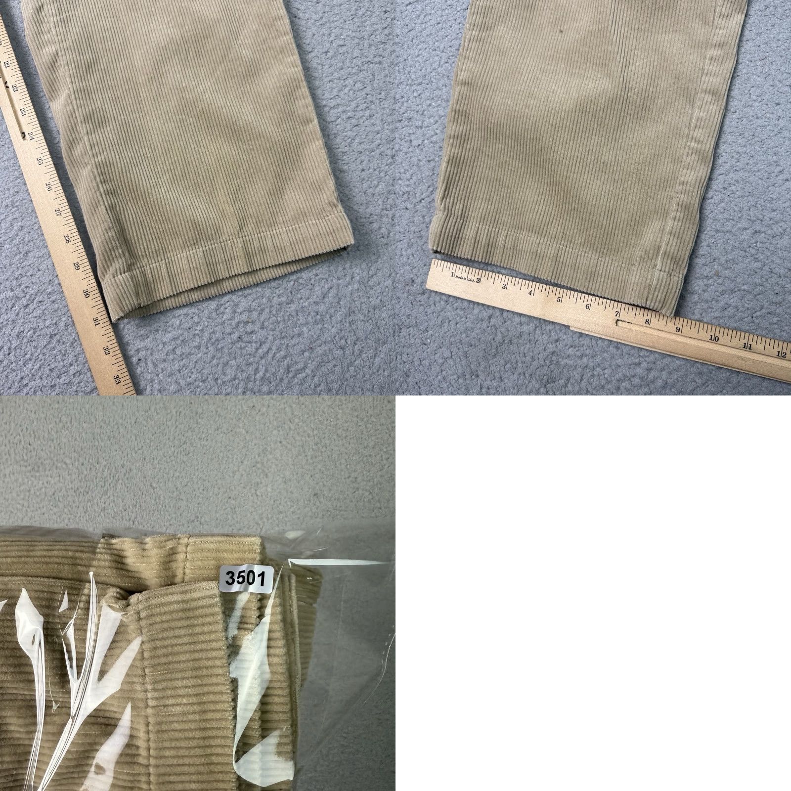 Polo Ralph Lauren VINTAGE Polo Ralph Lauren Corduroy Pants Beig﻿e 40x32 Regular Wide Leg Mens Polo Ralph Lauren Pants Size US L / EU 52-54 / 3 - 10 Thumbnail