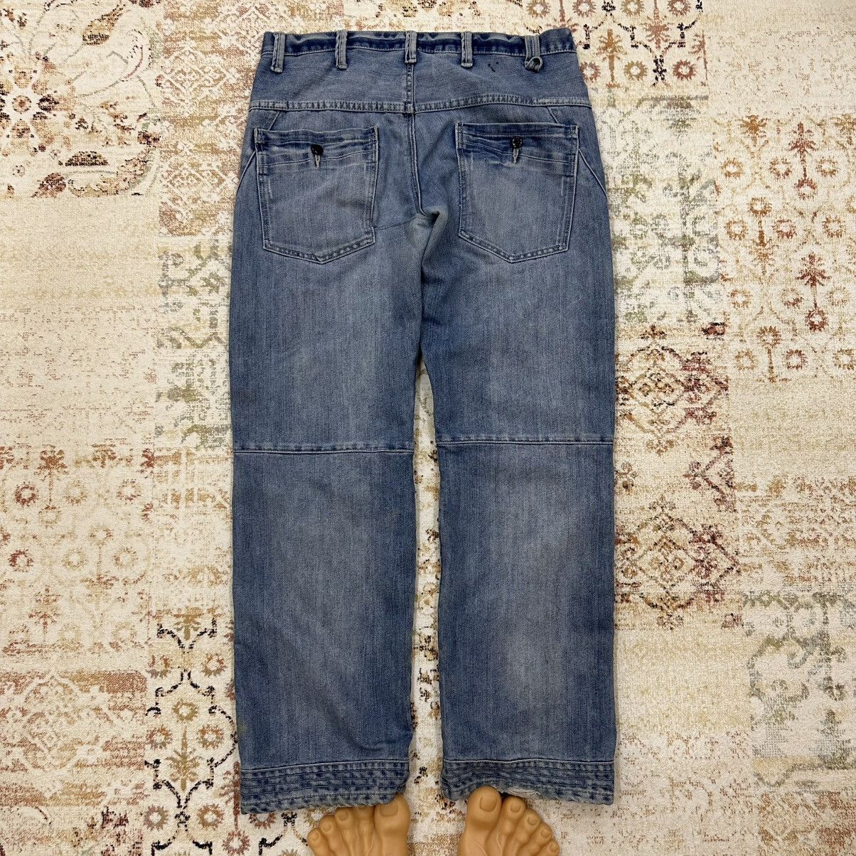 If Six Was Nine × Japanese Brand Vintage Japanese Style Double Knee Jeans Crazy Fit W36xL34 Size US 36 / EU 52 - 2 Thumbnail