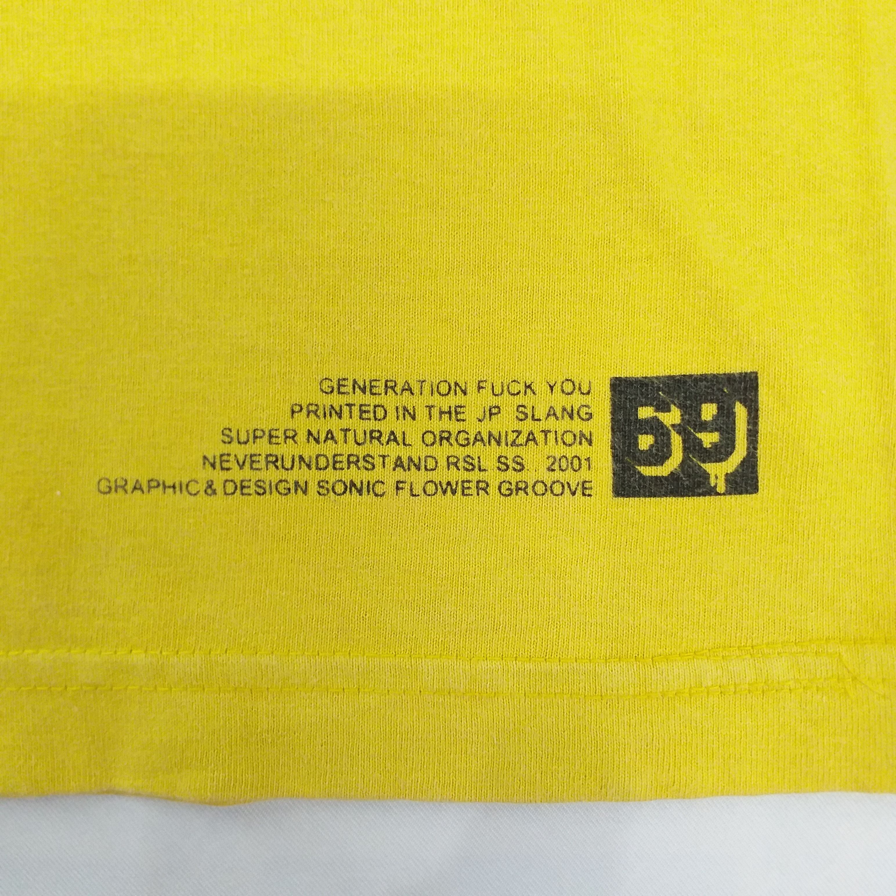 Japanese Brand Vintage RNA Sonic Flower Of The Groove Tshirt Tee -E110 Size US M / EU 48-50 / 2 - 6 Thumbnail