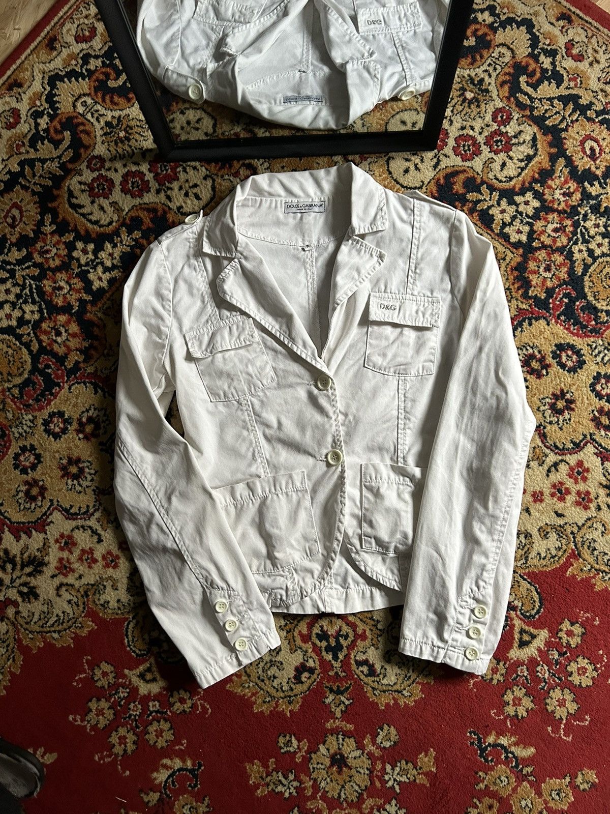 Dolce & Gabbana × Vintage Dolce Gabbana vintage jacket blazer Size M / US 6-8 / IT 42-44 - 1 Thumbnail