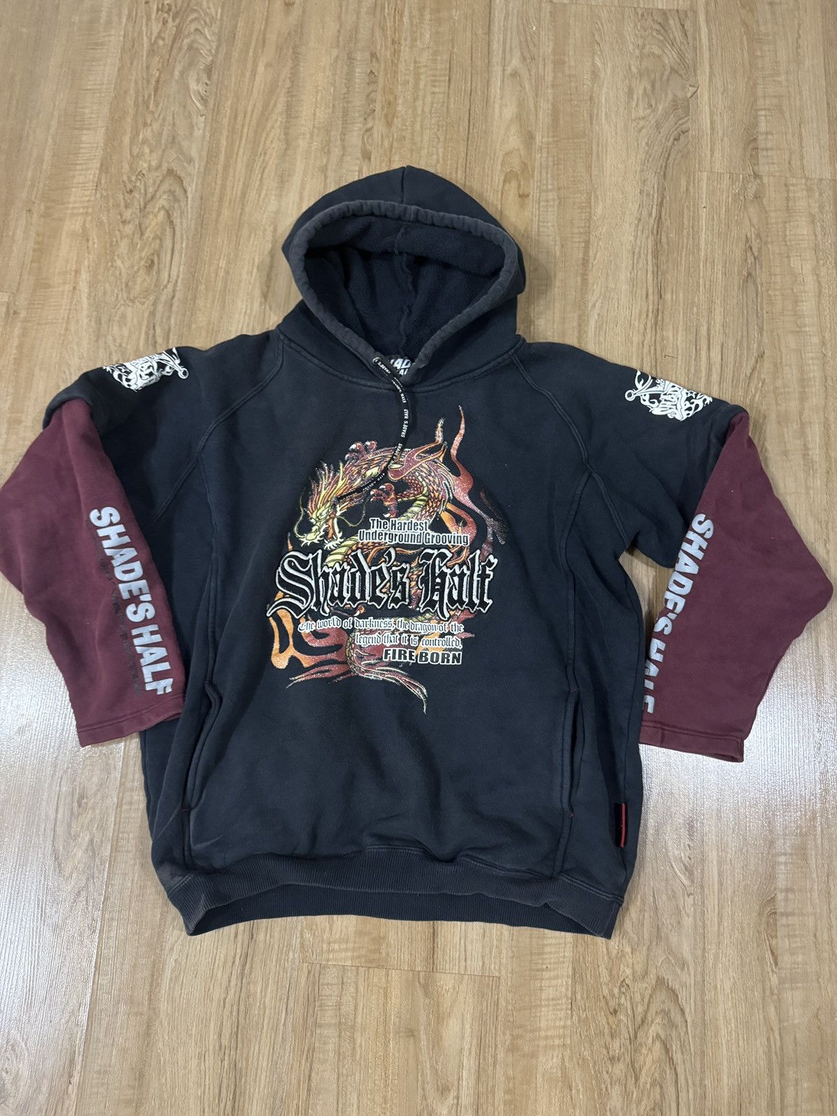 Other SHADES HALF DRAGON SURFING DOUBLE SLEEVE HOODIE Size US S / EU 44-46 / 1 - 1 Thumbnail