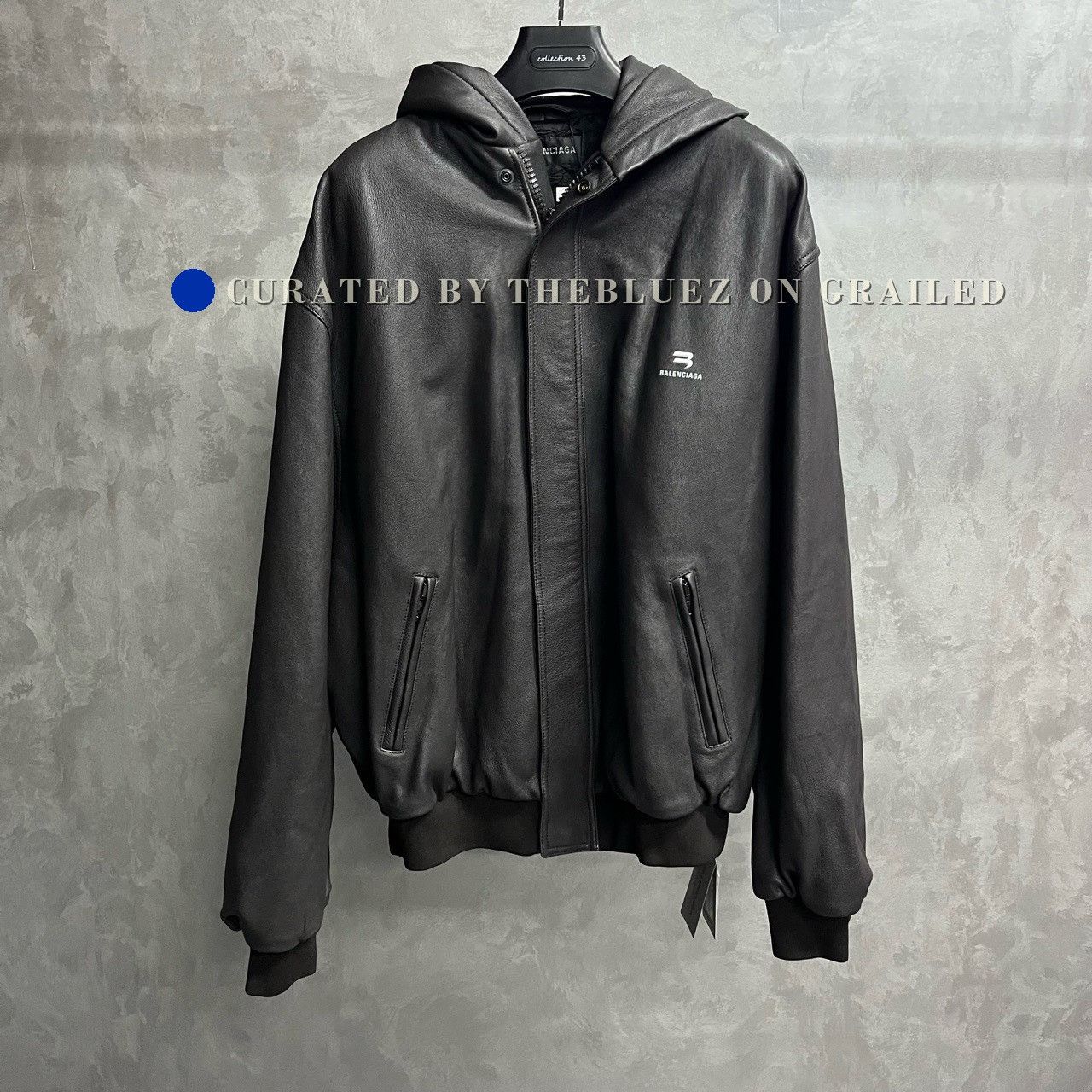 Balenciaga Balenciaga Solid Logo Chest Print Hooded Jacket Size US M / EU 48-50 / 2 - 1 Thumbnail