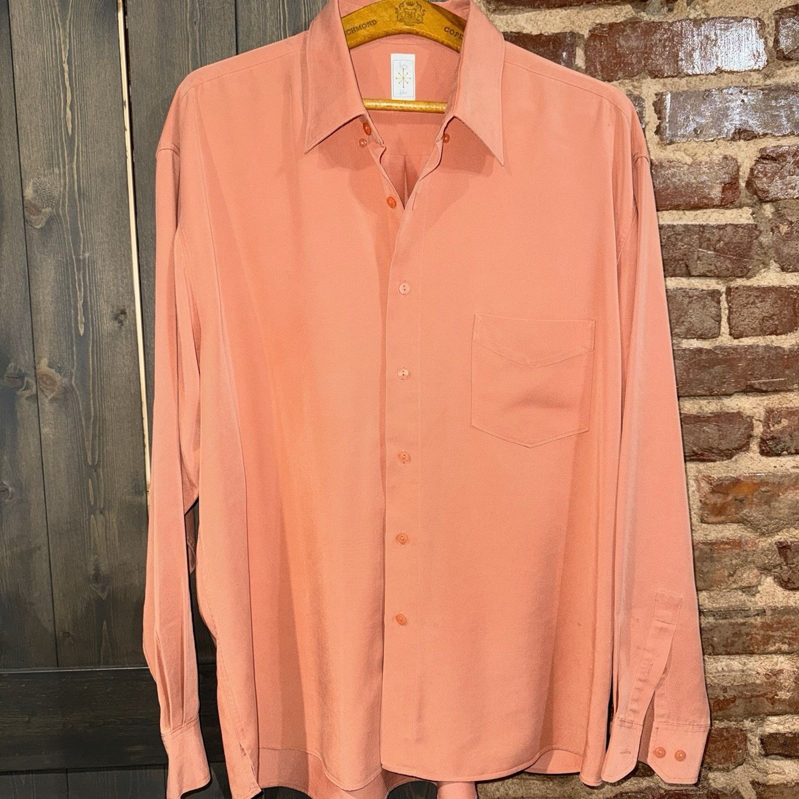 Burma Bibas Vintage Burma Bibas Shirt XL Lyocell Button Down Luxury Size US XL / EU 56 / 4 - 2 Thumbnail