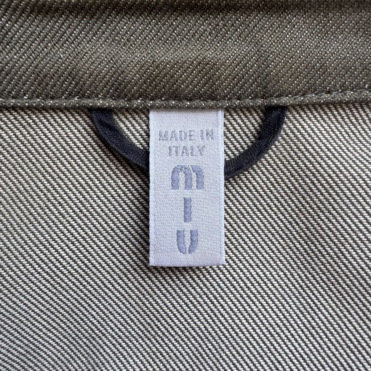 Miu Miu Miu Miu SS2000 Cotton Cropped Zip-Up Modular Denim Jacket Size US M / EU 48-50 / 2 - 12 Thumbnail