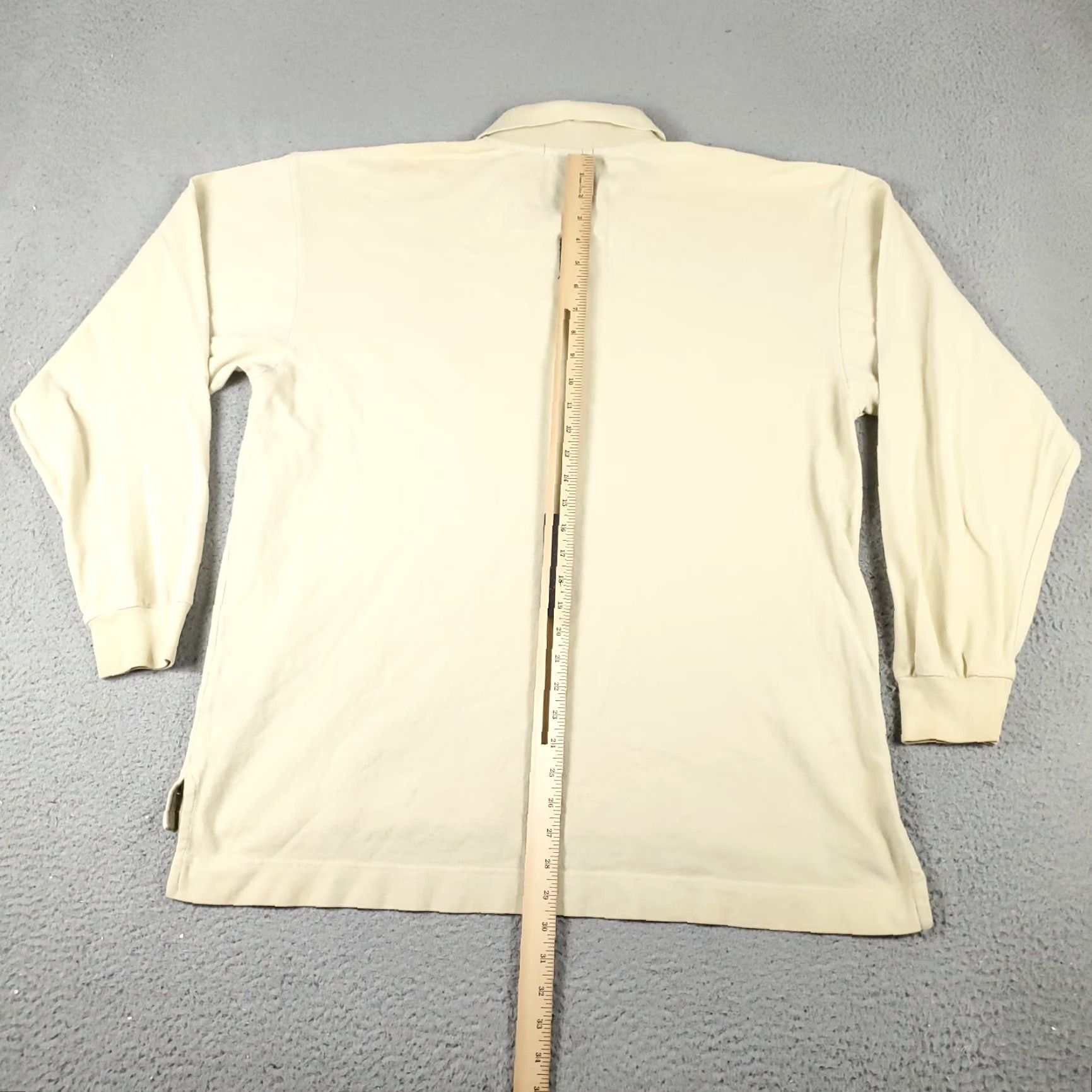 Nautica Nautica Polo Shirt Mens XL Yellow Solid Short/Long Sleeve Casual All Seasons 90s Modern Preppy Mens Size US XL / EU 56 / 4 - 7 Thumbnail
