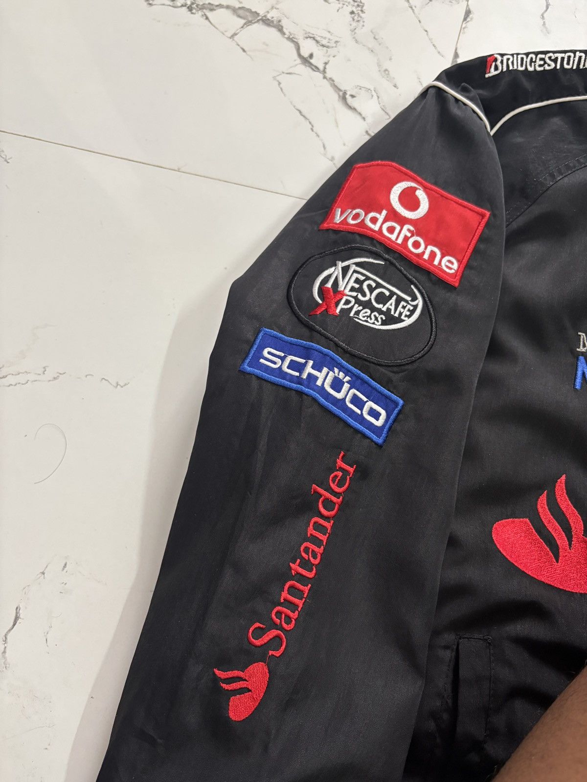 Mercedes-Benz VINTAGE MERCEDES-BENZ MCLAREN SATNDANDER F1 FACKET Size US XL / EU 56 / 4 - 4 Thumbnail