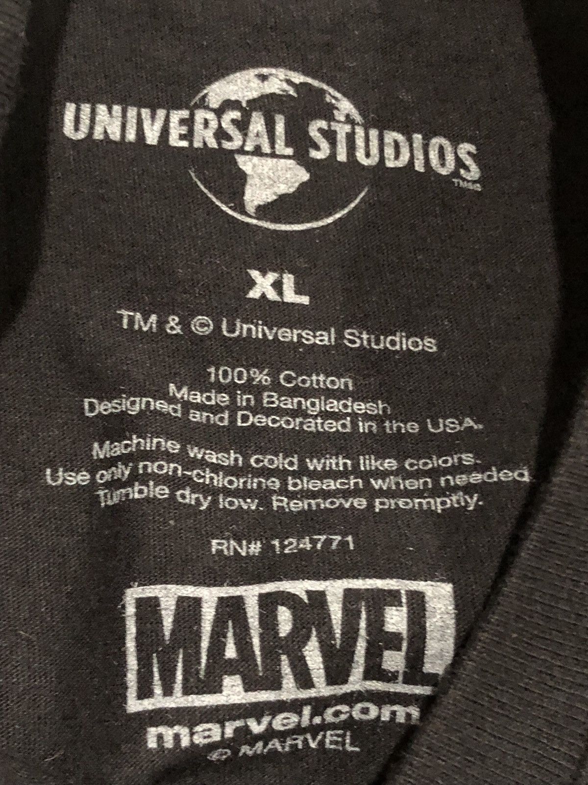 Marvel Comics × Universal Studios Black Panther Marvel Universal Studios Tee Size US XL / EU 56 / 4 - 4 Thumbnail