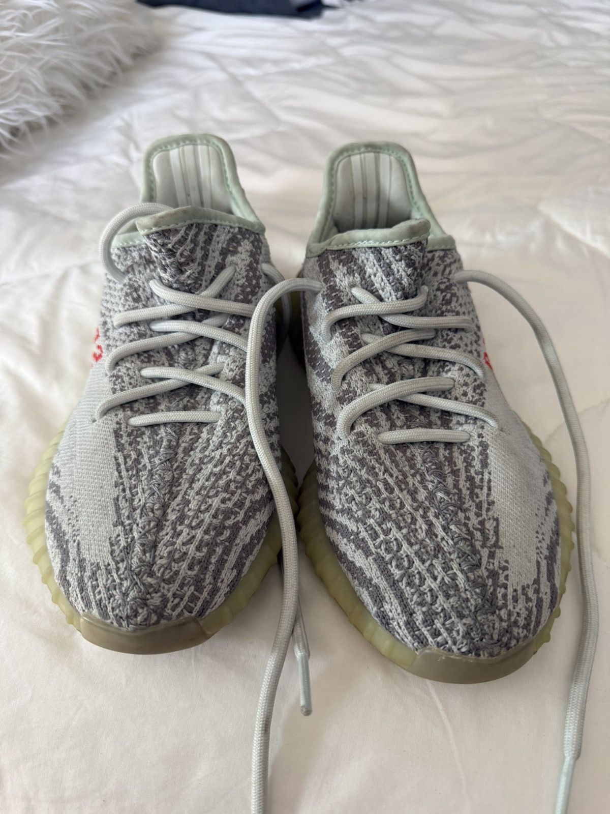 Yeezy YEEZY 350 V2 Blue Tint Size US 5.5 / EU 38 - 2 Thumbnail
