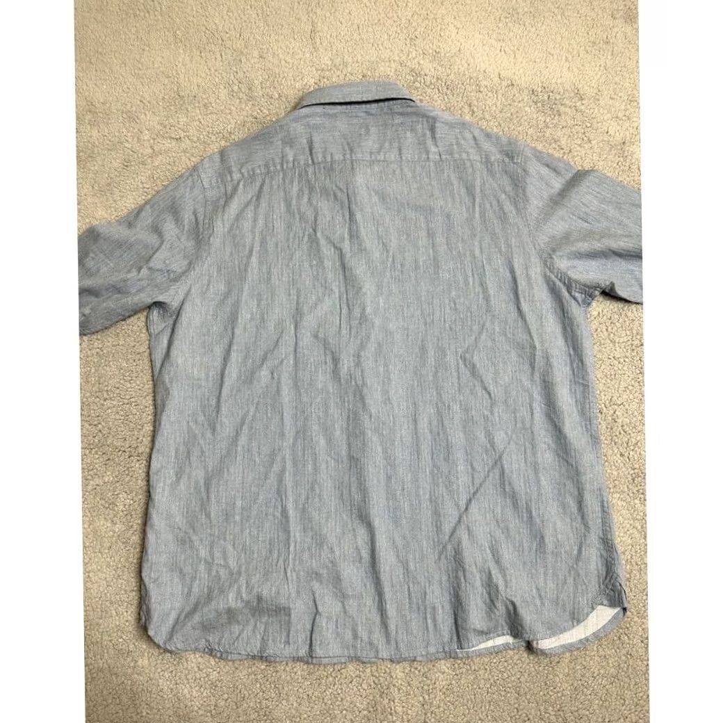 Vintage Tahari Flannel Shirt Mens 2XL Blue Long Sleeve Button-Up Button-Up 100% Fine Cotton Size US XXL / EU 58 / 5 - 3 Thumbnail