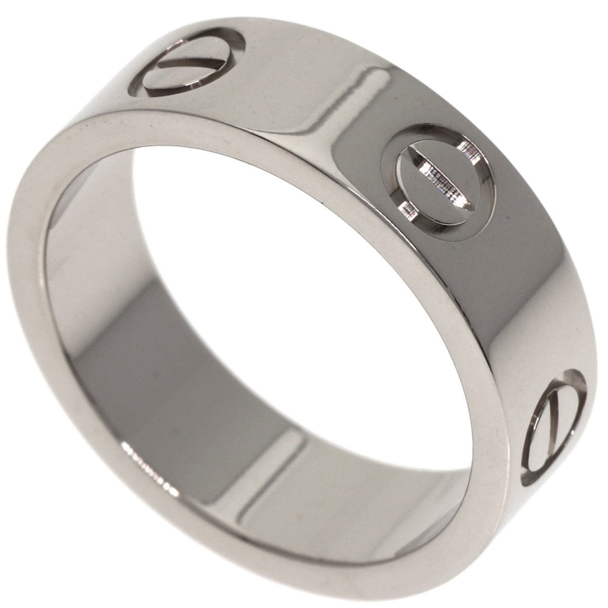 Cartier Cartier Love Ring #50, 18K White Gold, Women's Ring, CARTIER Size ONE SIZE - 1 Thumbnail