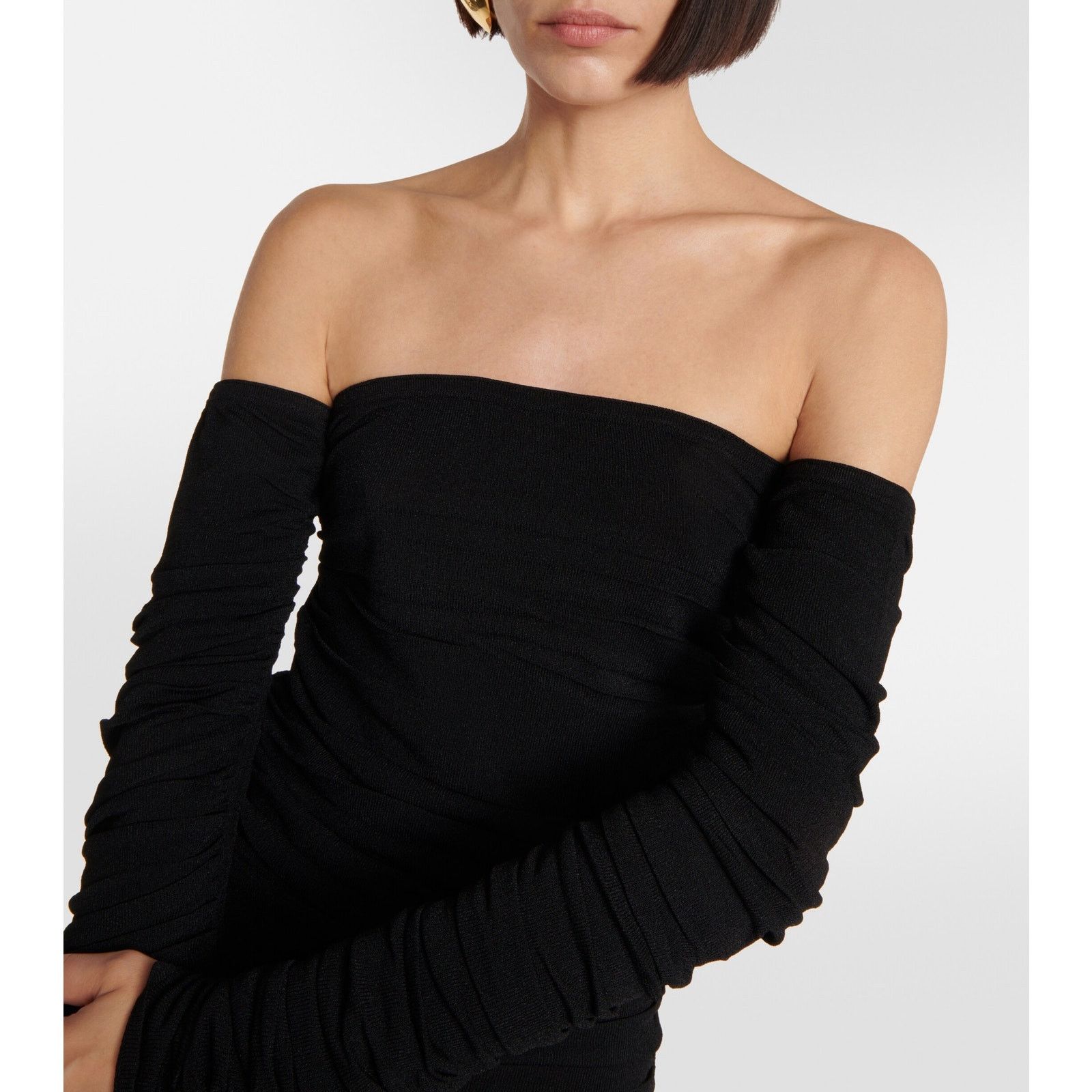 Altuzarra Altuzarra Trikera Jersey Maxi Dress sheer black size XS Size XS / US 0-2 / IT 36-38 - 7 Thumbnail