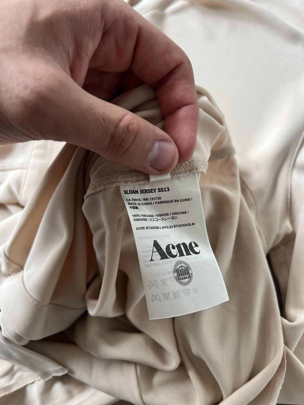 Acne Studios ‼️Vintage Acne Studios SS13 Sloan Jersey Viscose Blouses‼️ Size XS / US 0-2 / IT 36-38 - 19 Thumbnail