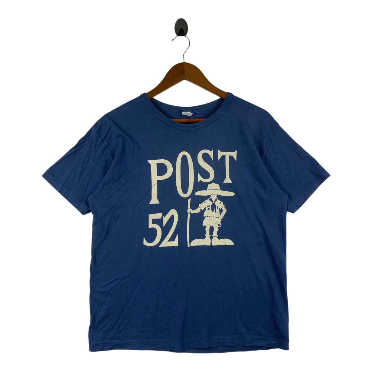 Vintage WAREHOUSE Dubbleworks post 52 spellout tee