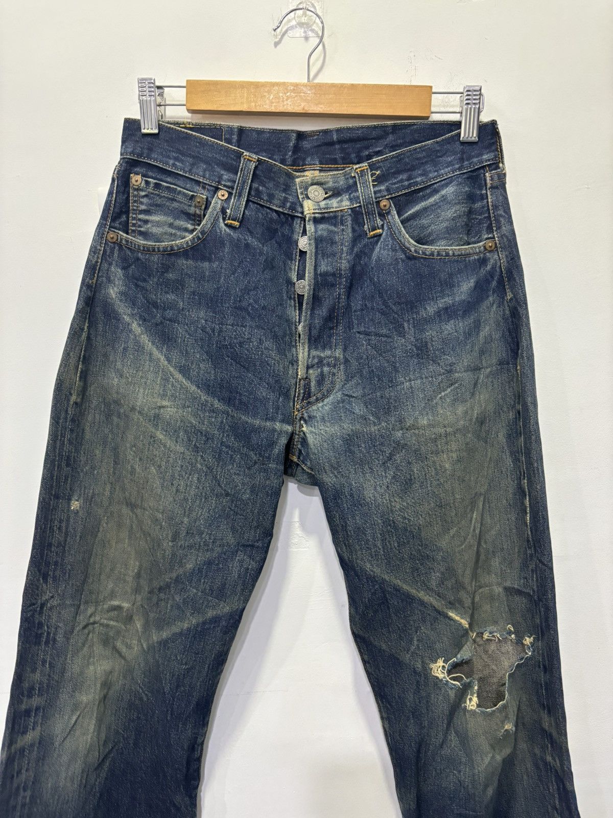 Levi's Vintage Levis 501XX Selvedge Jeans Size US 30 / EU 46 - 2 Thumbnail