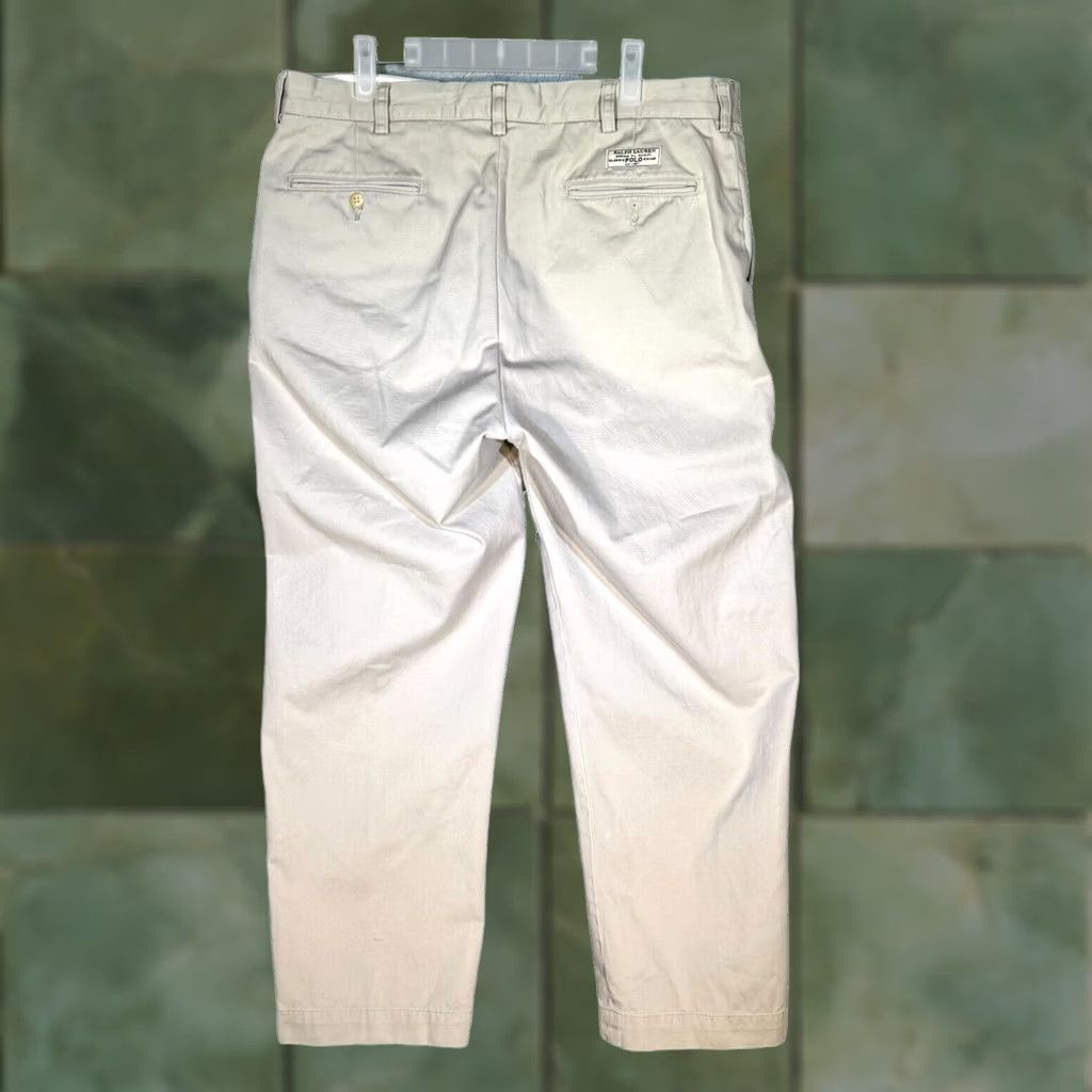 Polo Ralph Lauren Polo Ralph Lauren Prospect Pants 36x29 Beige Cotton Flat Front Mid-Rise Men’s Size US M / EU 48-50 / 2 - 1 Thumbnail