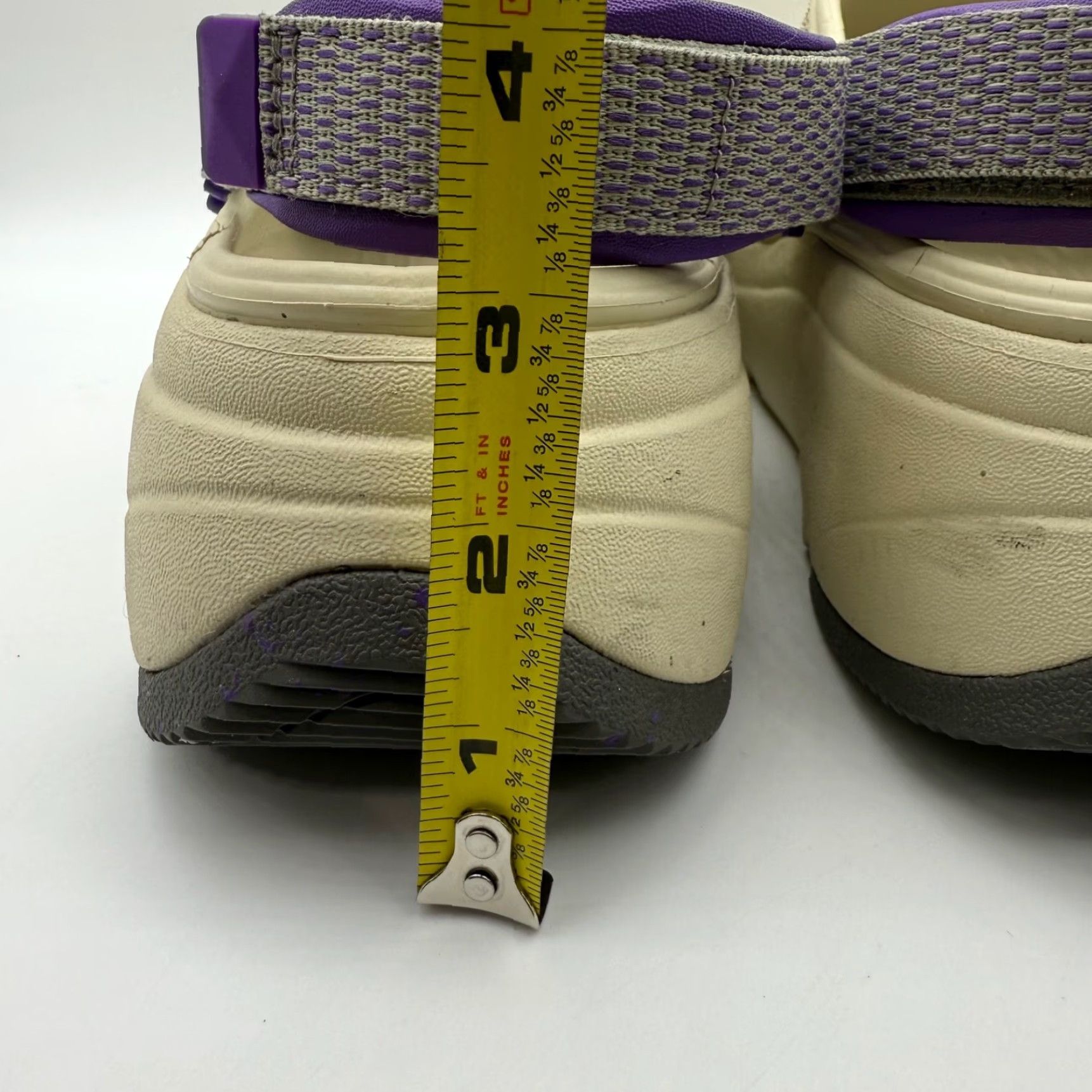 Crocs Crocs Hiker Escape Clogs Unisex Womens 10/Mens 8 Beige/Purple Platform Comfort Size US 10 / IT 40 - 2 Thumbnail