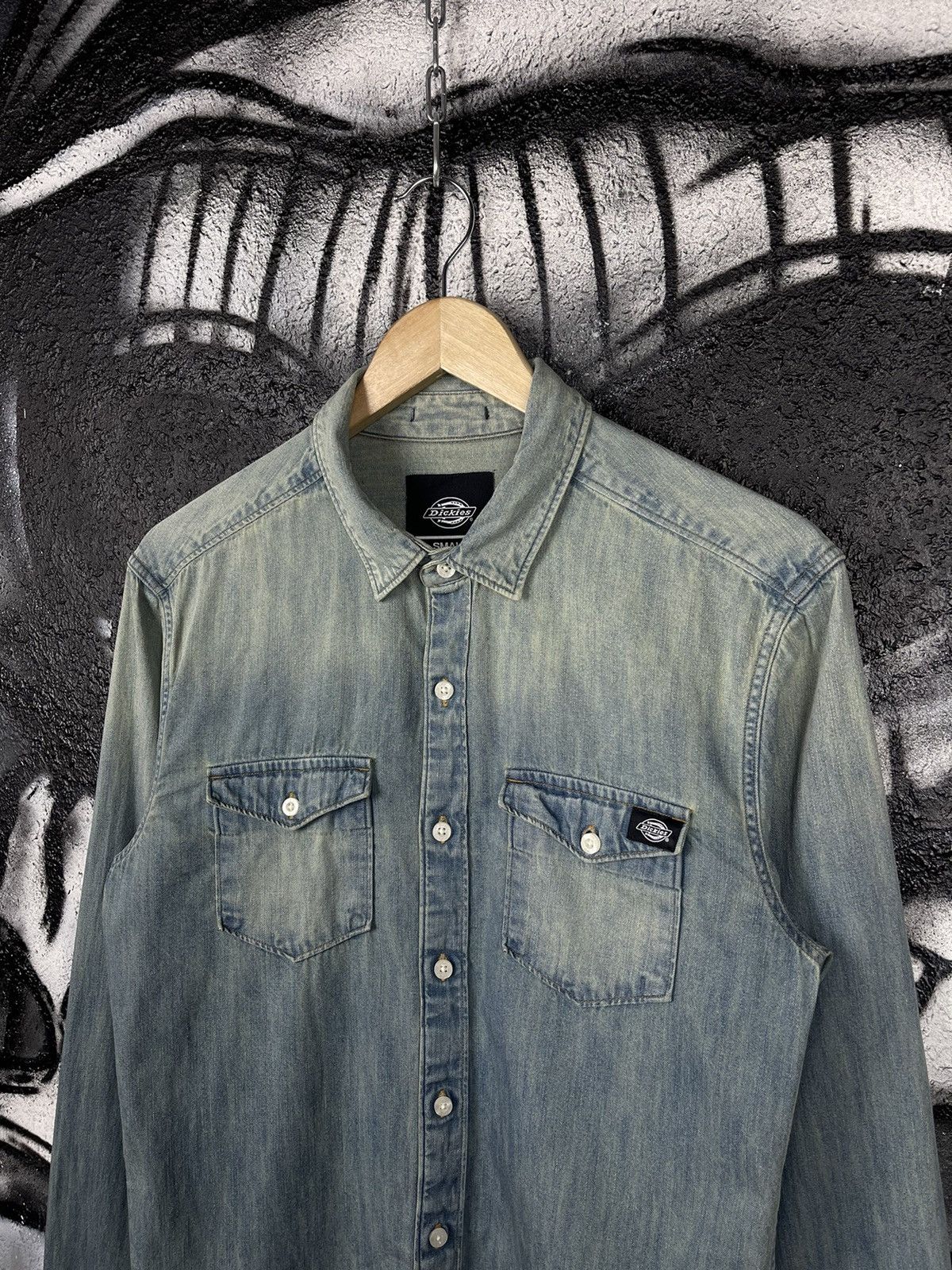 Dickies × Vintage Dickies Denim Shirt Button Up Men’s Size S Size US S / EU 44-46 / 1 - 3 Thumbnail