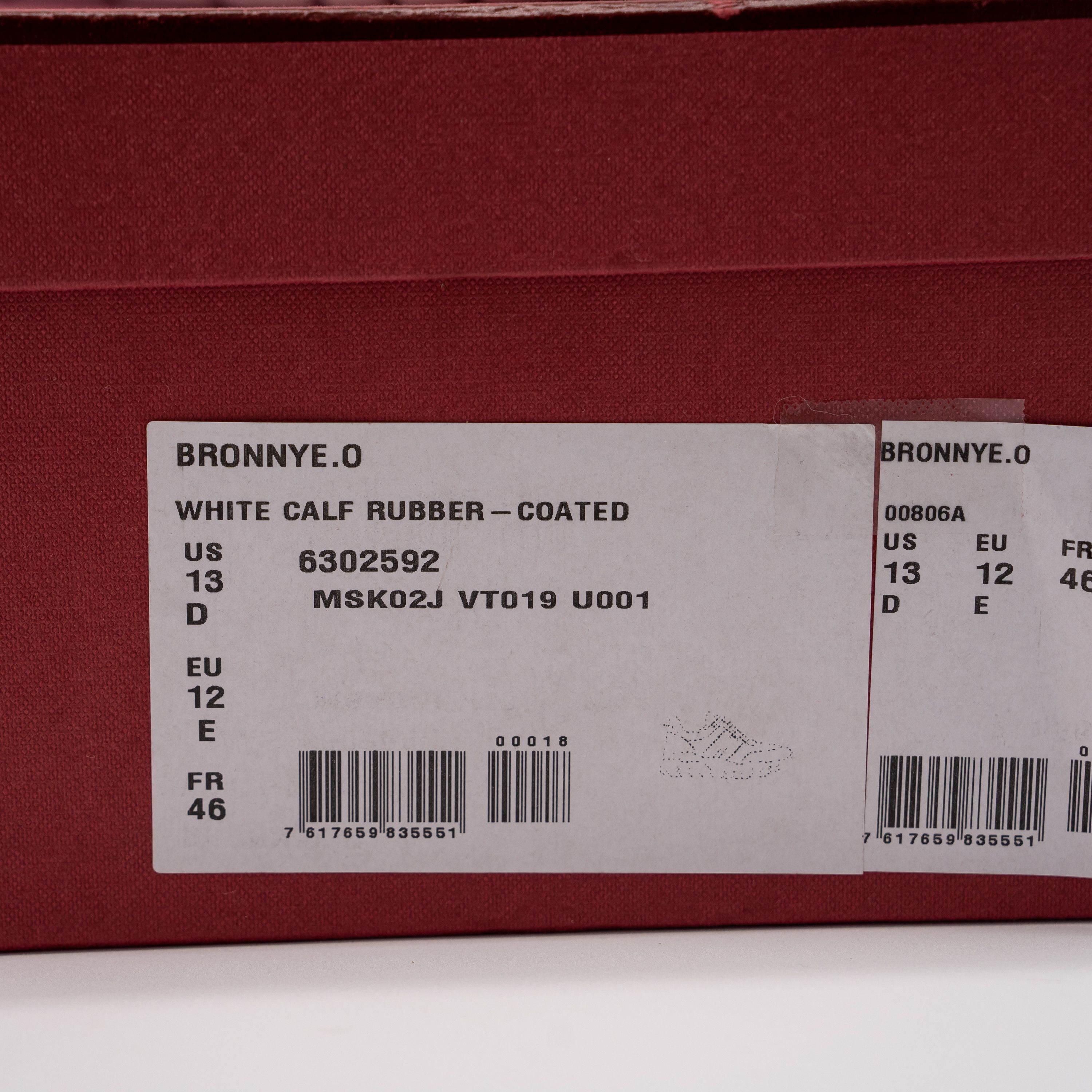 Bally 13 Bally Bronnye White Red Sneakers Leather Size US 13 / EU 46 - 12 Thumbnail