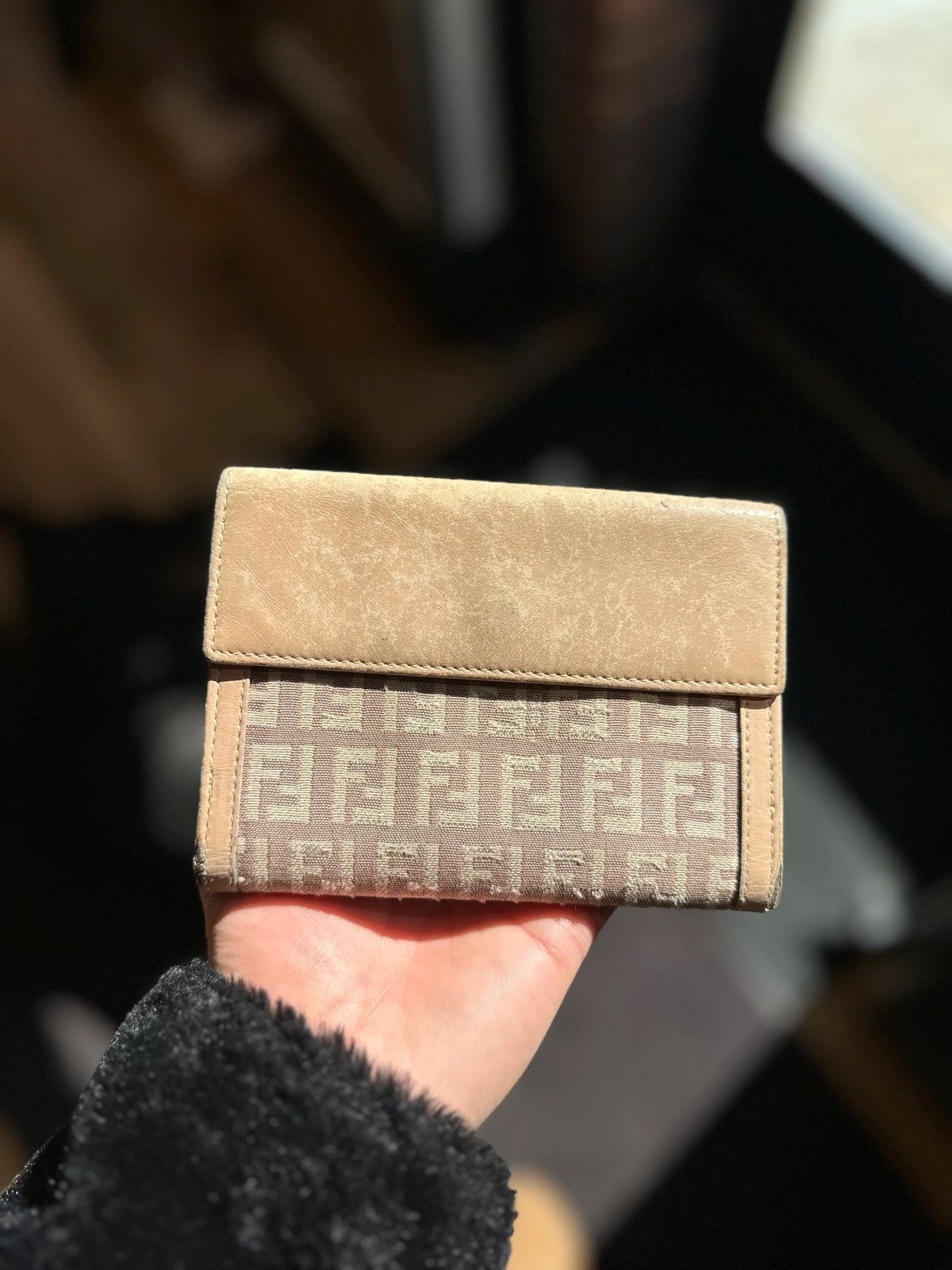 Fendi Fendi Pink Monogram Wallet Size ONE SIZE - 2 Thumbnail
