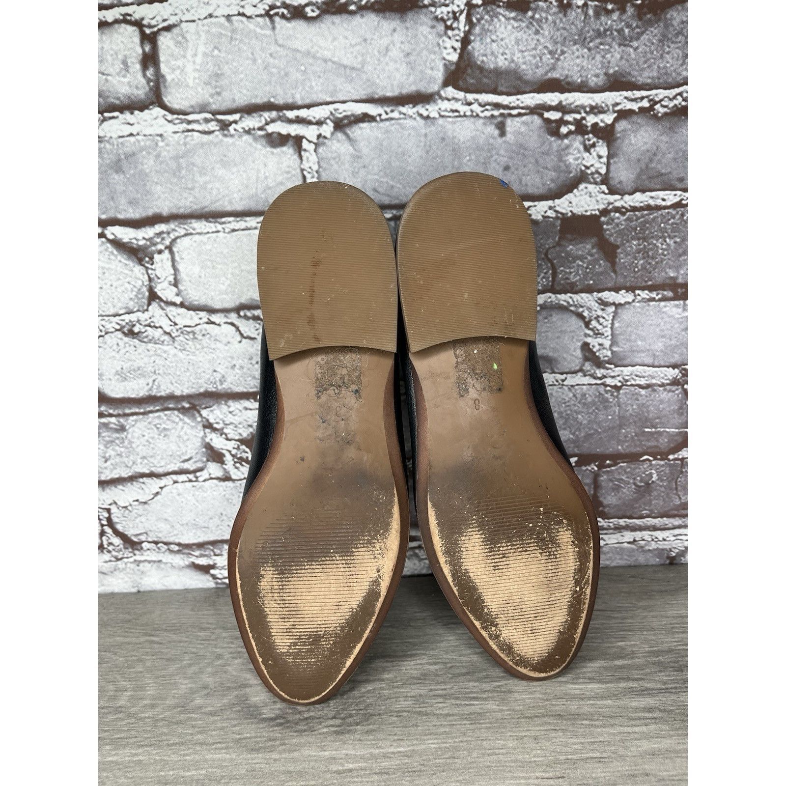 Madewell Madewell Black Leather The Frances Loafers Office Shoes Wome Size US 8 / IT 38 - 19 Thumbnail