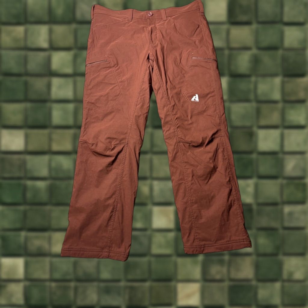 Eddie Bauer VINTAGE? No — Eddie Bauer First Ascent Fleece Lined Pants Mens 36x30 Red Outdoor Hiking Size US 36 / EU 52 - 1 Thumbnail