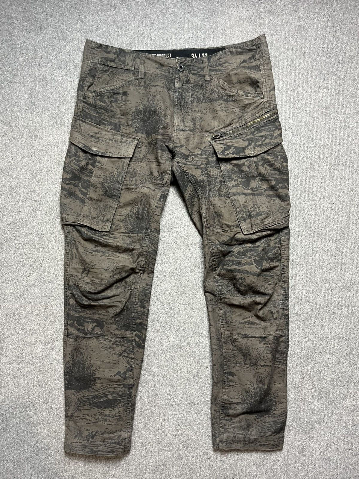 G-Star G-star 3D cargo printed pants Size US 34 / EU 50 - 2 Thumbnail