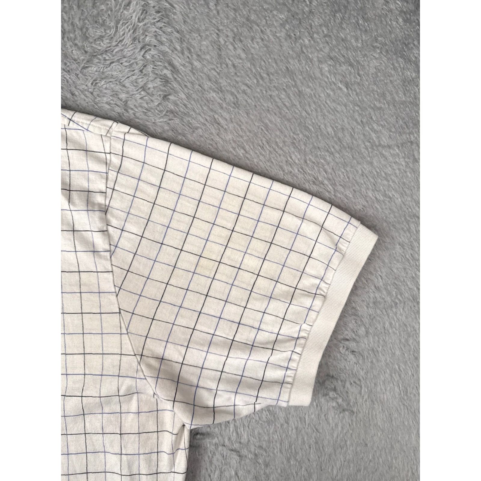 Ralph Lauren Ralph Lauren Shirt Adult 2XL White Check 100% Cotton Short Sleve Polo Size US XXL / EU 58 / 5 - 2 Thumbnail