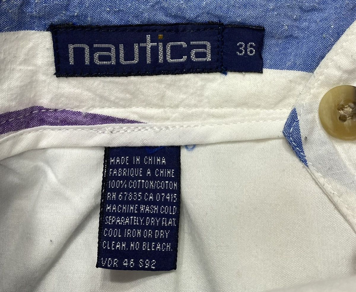 Nautica 90’s Vintage Nautica Striped Shorts Size US 36 / EU 52 - 3 Thumbnail