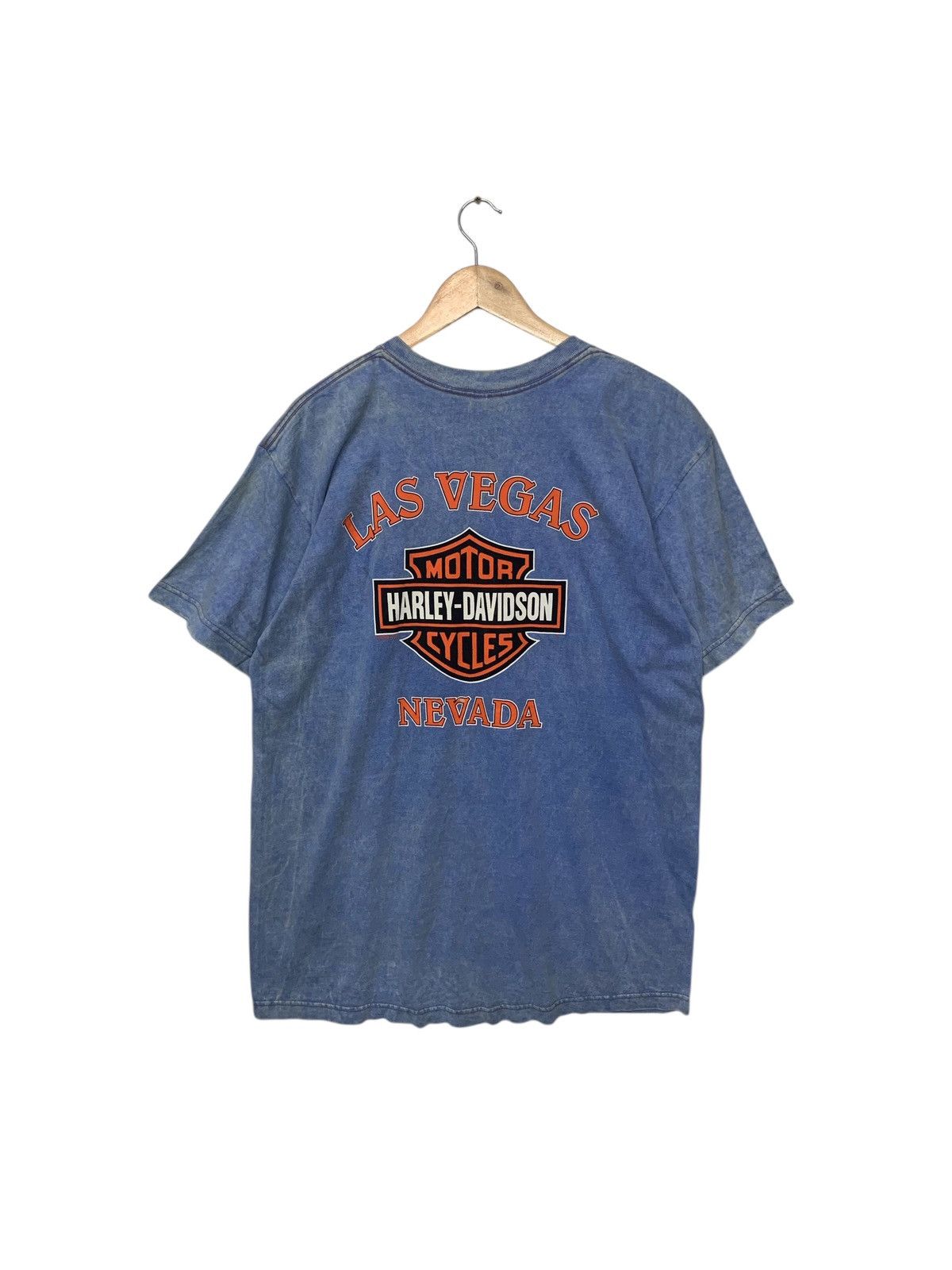 Harley Davidson Vintage 90's Harley Davidson Las Vegas Nevada TyeDye T Shirt Size US L / EU 52-54 / 3 - 2 Thumbnail