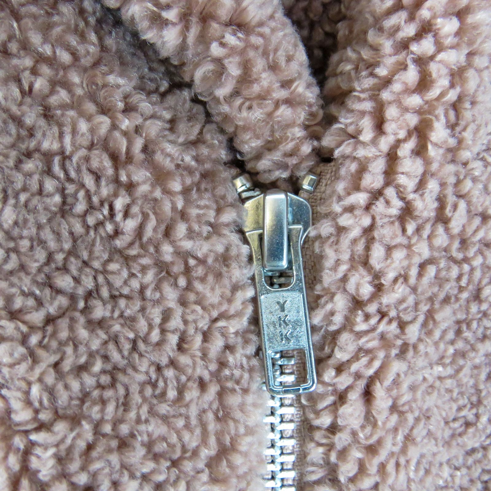 REVOLVE Revolve Mink Pink Dusty Rose Pink Sherpa Teddy Jacket Small Size S / US 4 / IT 40 - 4 Thumbnail