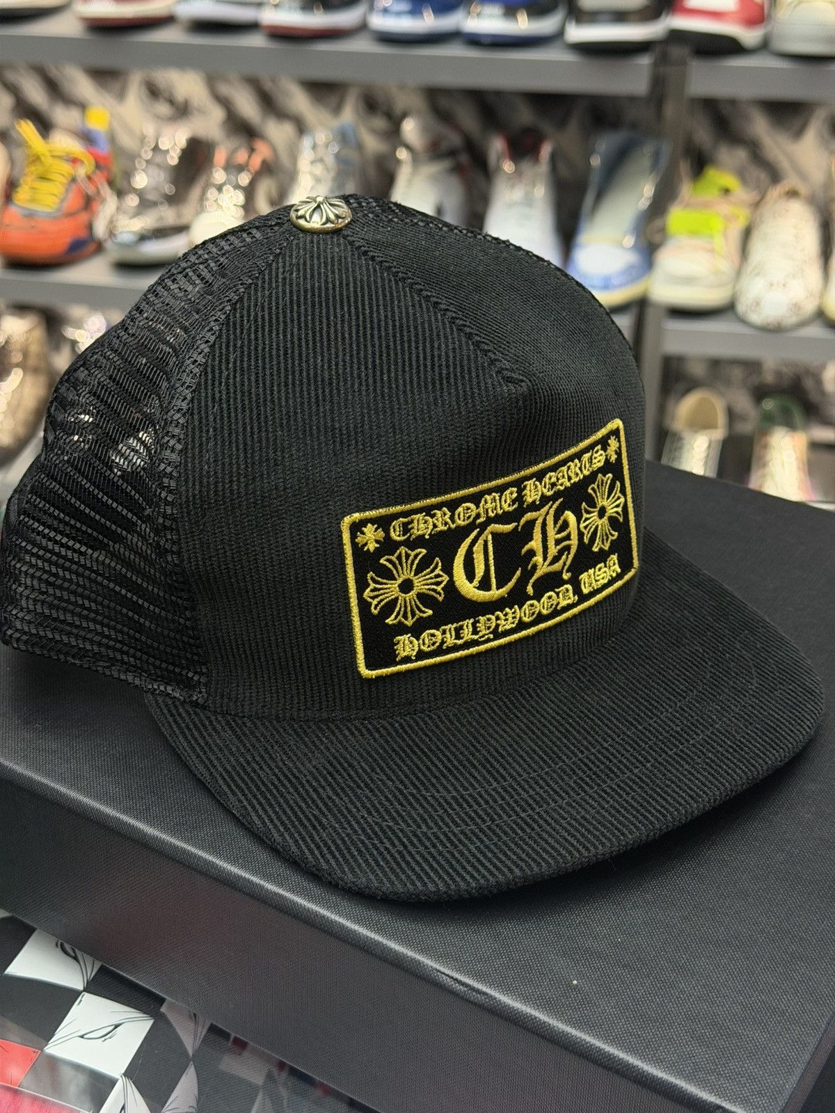 Chrome Hearts Chrome Hearts Hollywood Corduroy Trucker Hat Size ONE SIZE - 3 Thumbnail