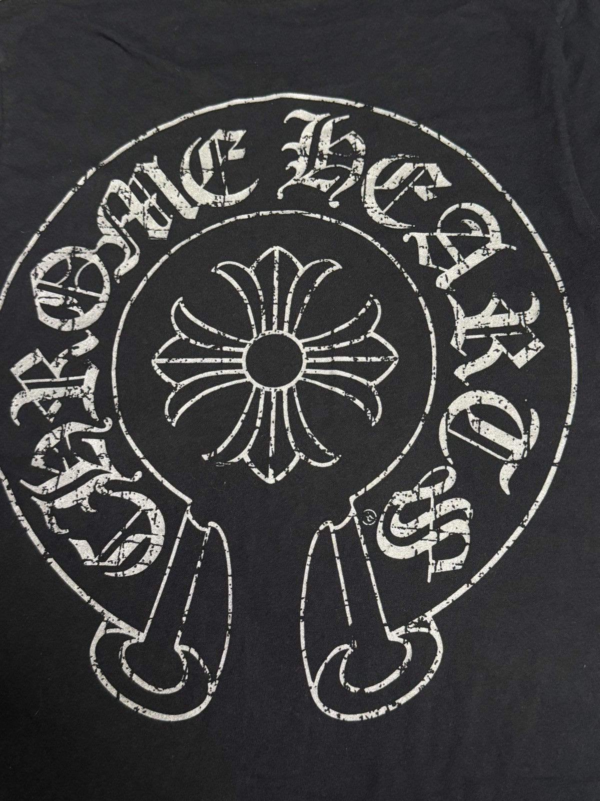 Chrome Hearts Chrome Hearts - Factory Crack Horseshoe Tee Size US S / EU 44-46 / 1 - 4 Thumbnail