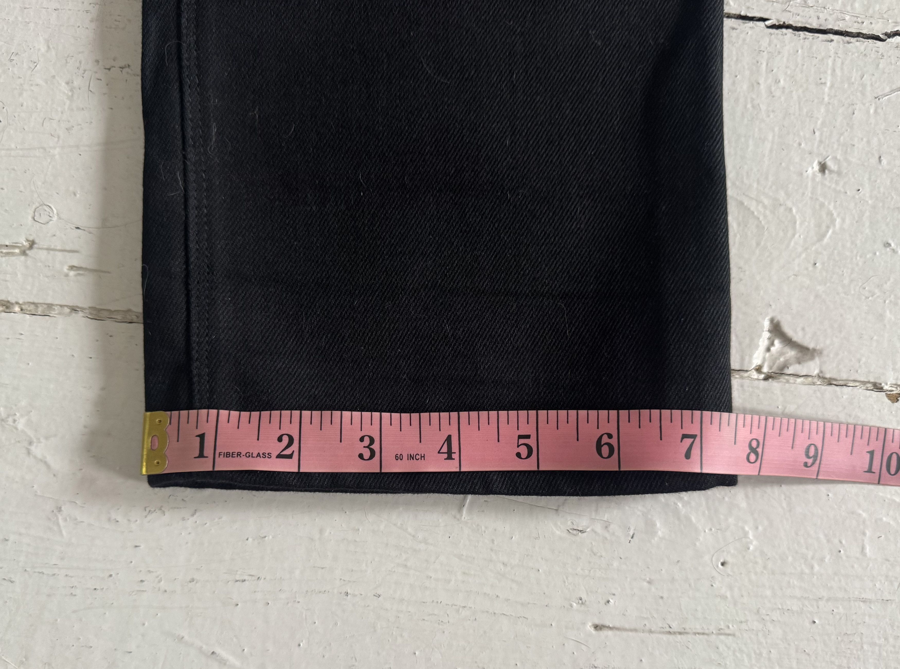 Raleigh Denim Jones: Selvage Raw | Black Vidalia Size US 31 - 8 Thumbnail