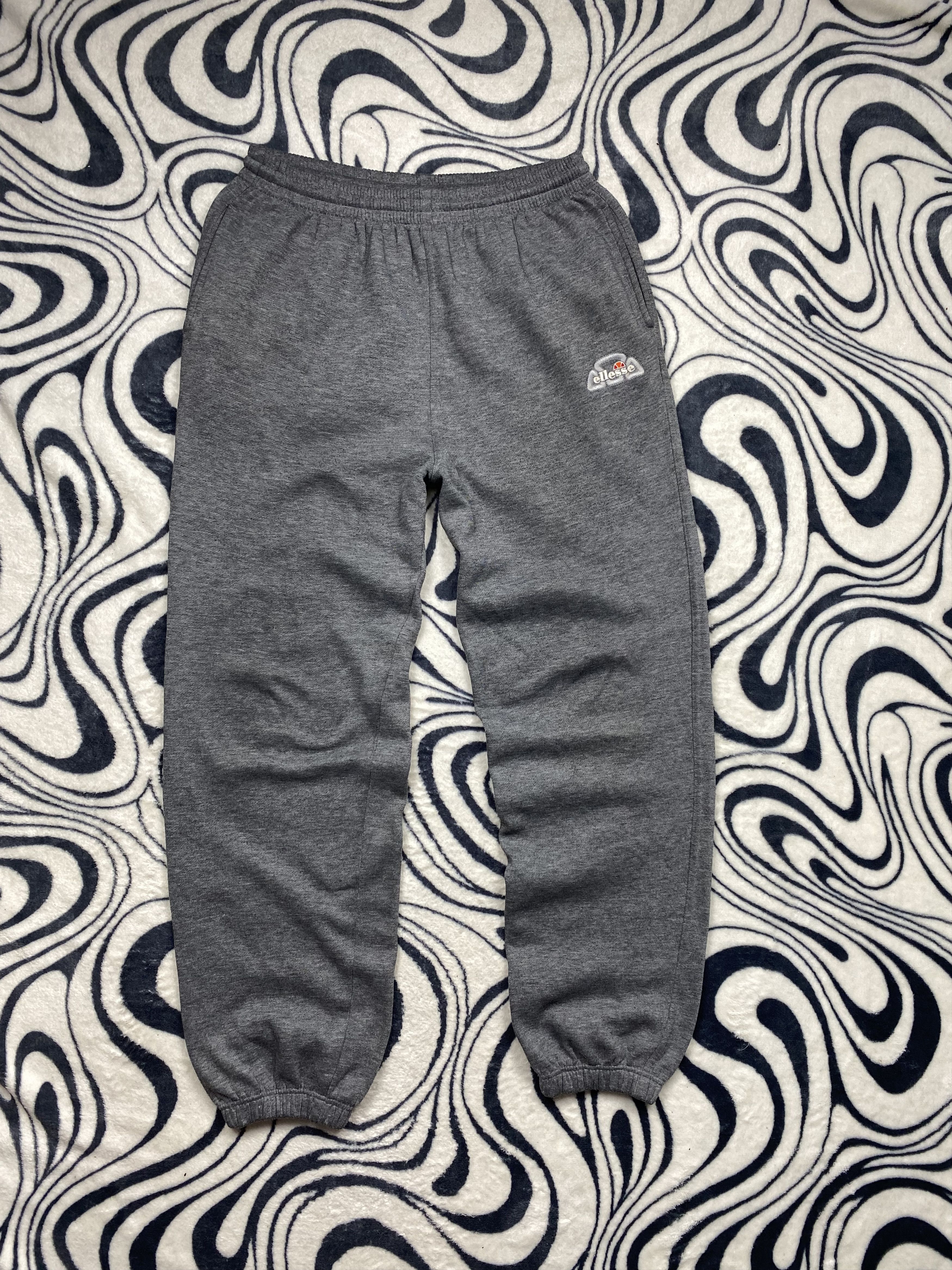 Ellesse Ellesse Vintage Mens Cotton Track Pants Y2K Sweatpants Size US 30 / EU 46 - 1 Thumbnail