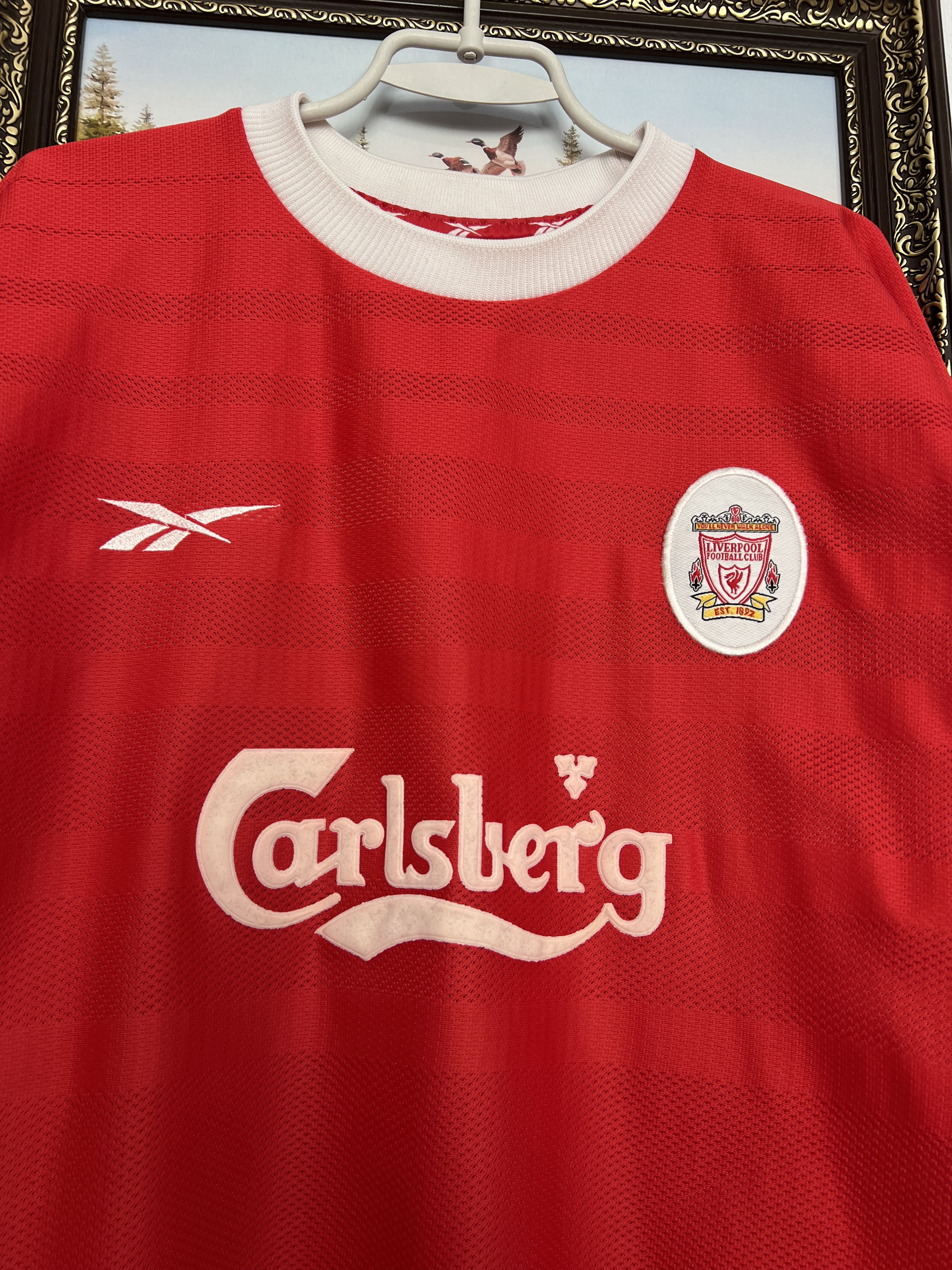 Reebok Liverpool Home football shirt 1998 Soccer Jersey Trikot Size US XXL / EU 58 / 5 - 3 Thumbnail