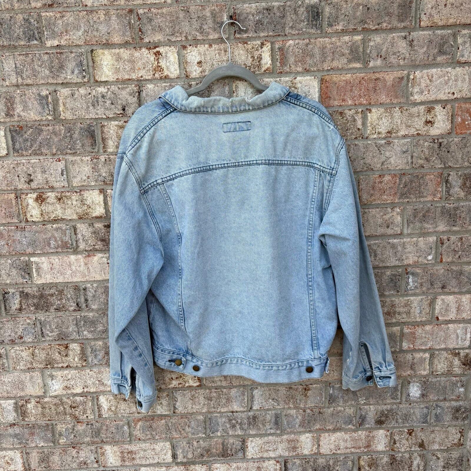 Other Vintage 90s Denim jean jacket Size US L / EU 52-54 / 3 - 4 Thumbnail