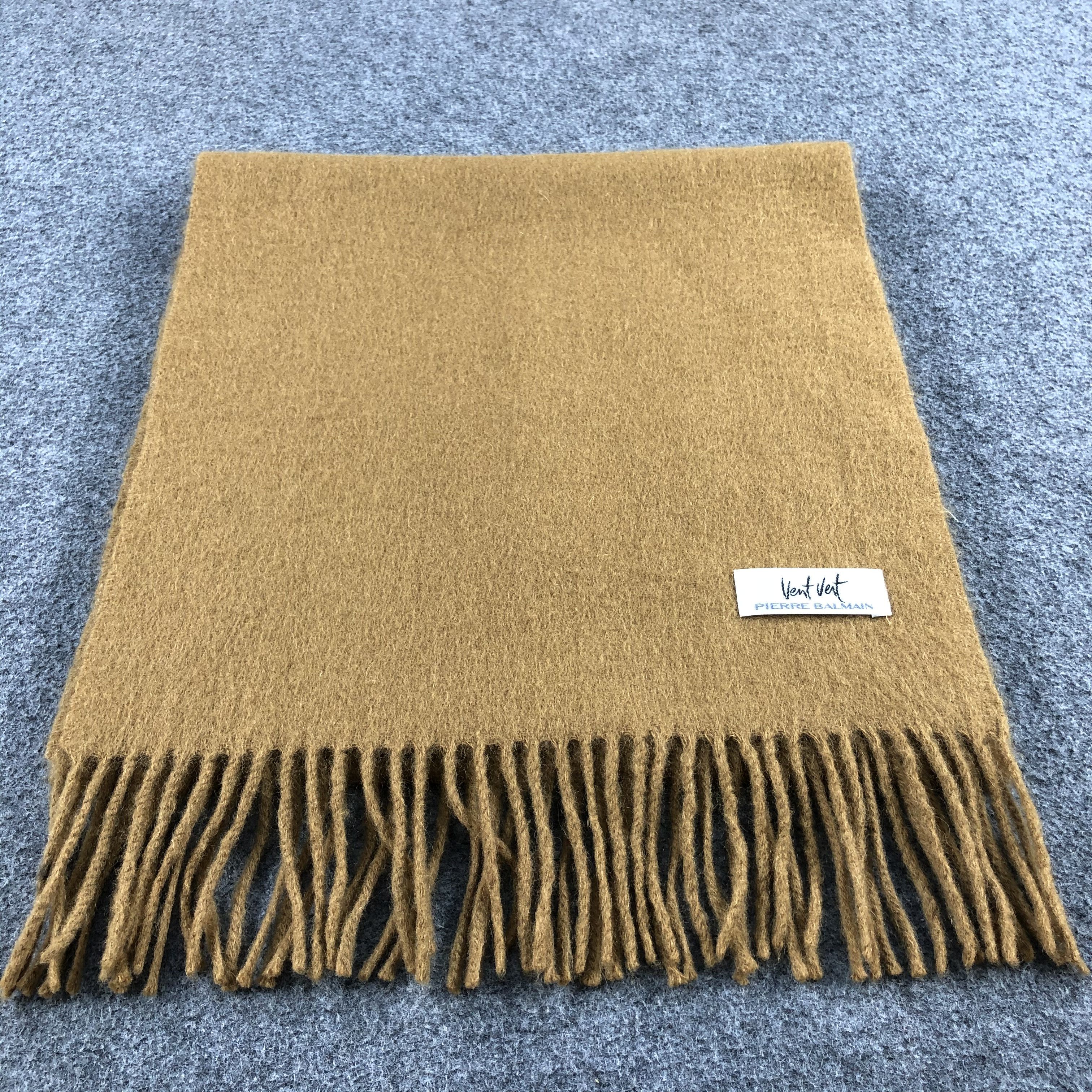 Pierre Balmain Vent Vert by Pierre Balmain Wool Scarf Muffler V689 Size ONE SIZE - 2 Thumbnail