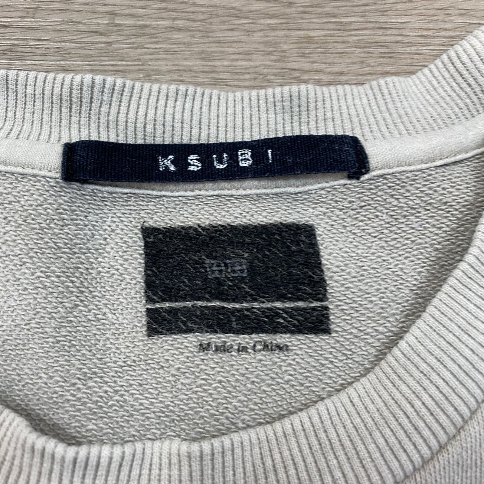 Ksubi Ksubi Seeing Lines Embroidered Logo Crew Sweatshirt Men's L Size US L / EU 52-54 / 3 - 5 Thumbnail