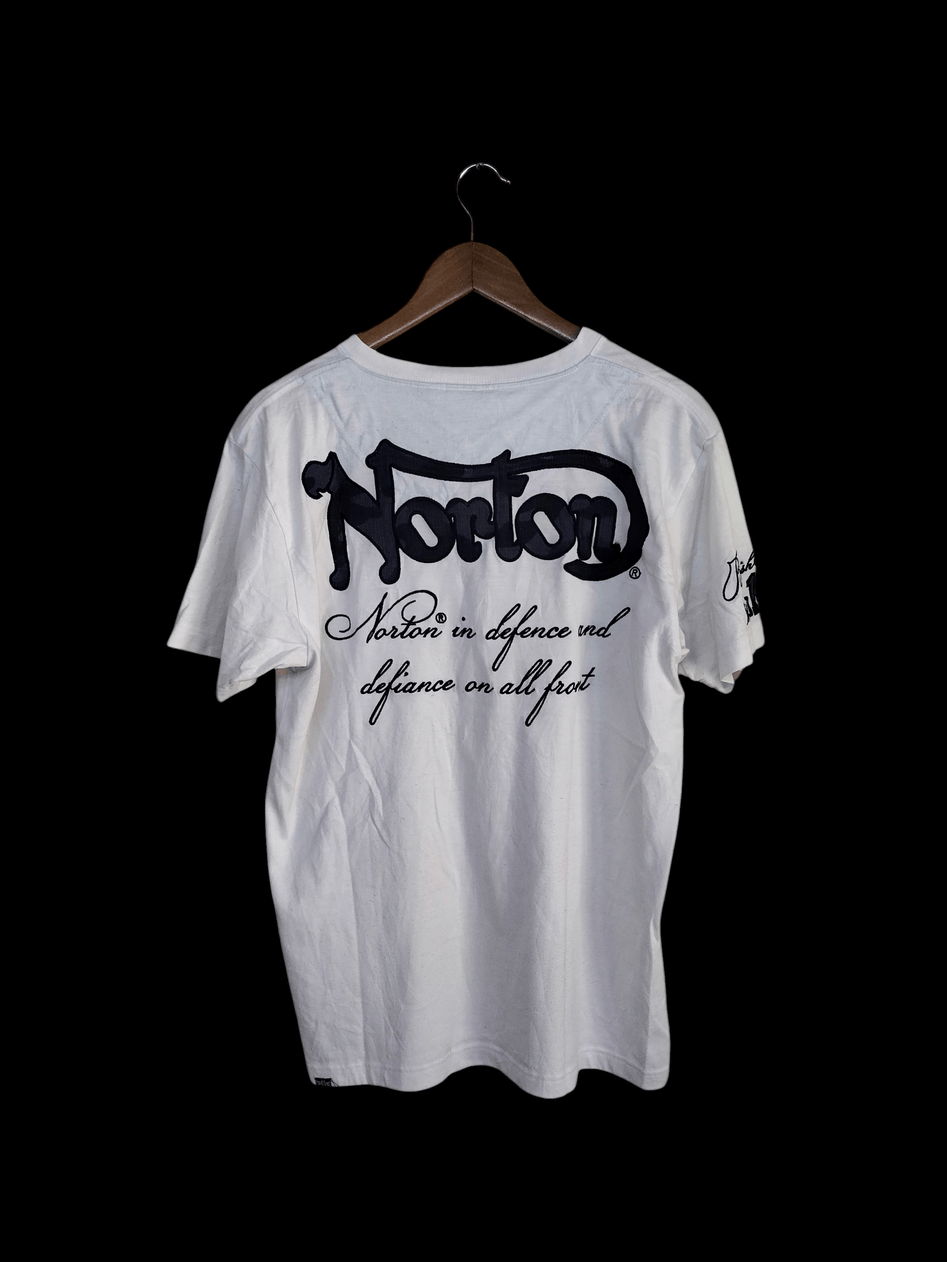 Norton Norton British army v-neck tshirt Size US M / EU 48-50 / 2 - 1 Thumbnail