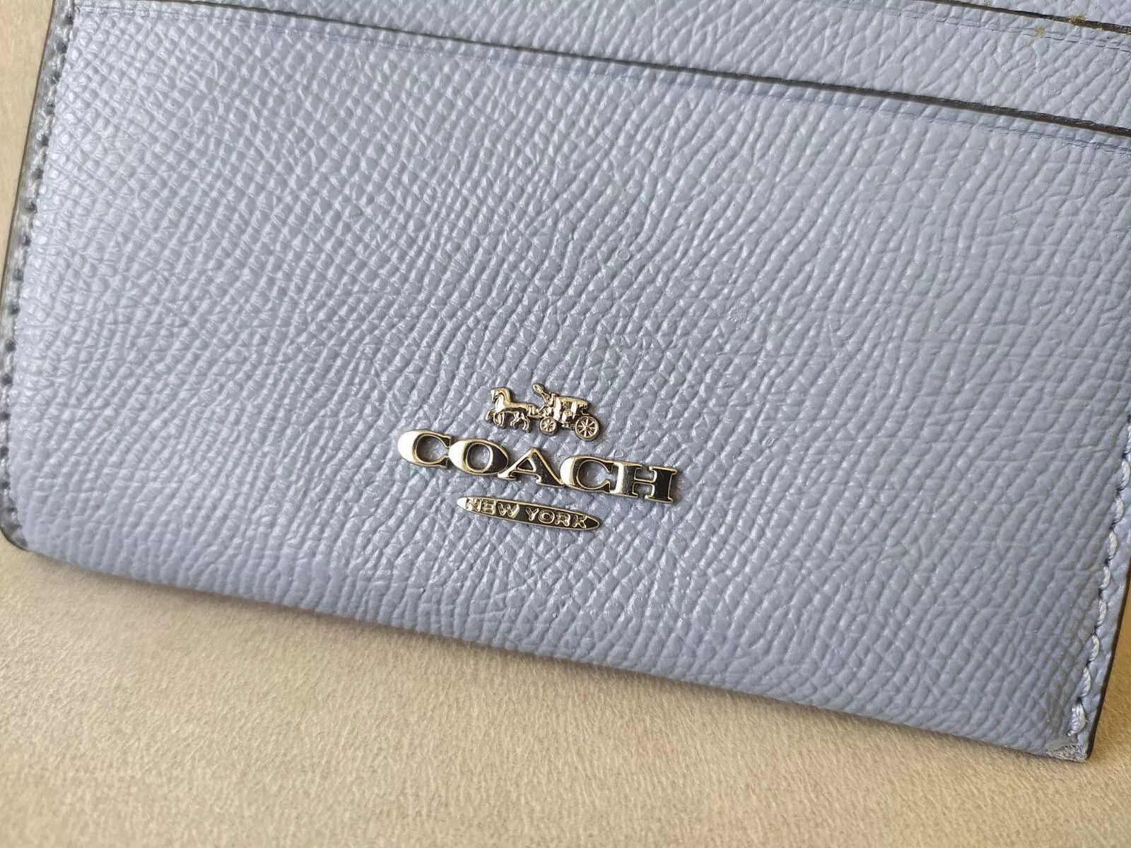 Coach Coach Mini Skinny ID zip CardCase cross grain leather T 9141 Size ONE SIZE - 3 Thumbnail