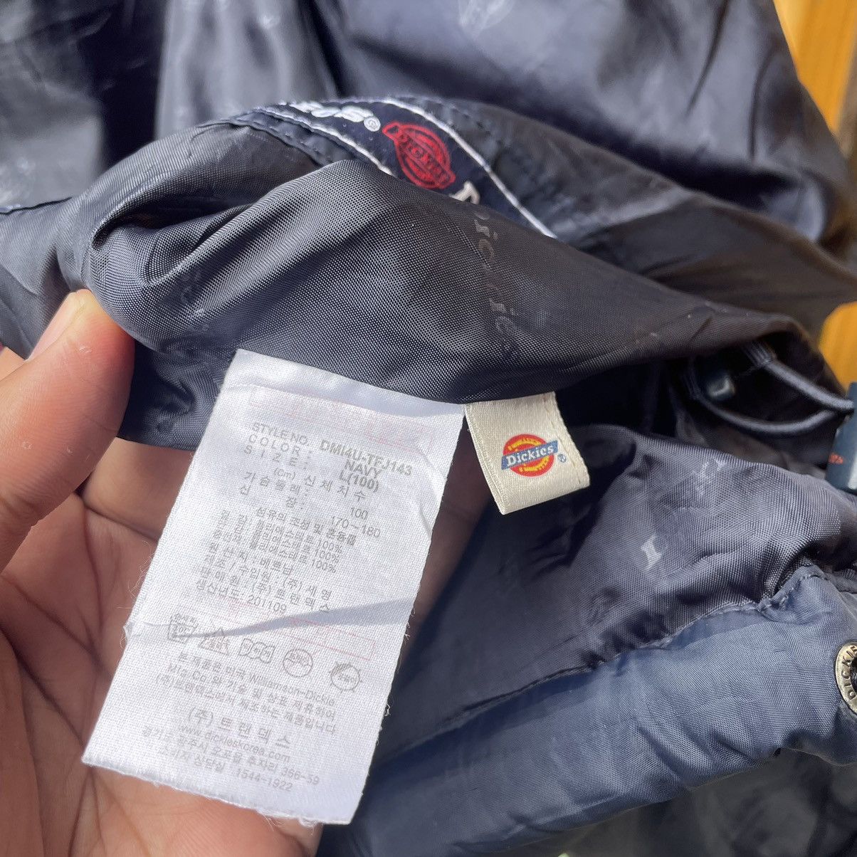 Dickies 🔥Vintage Dickies Full Zipper Puffer Down Winter Light Jacket Size US L / EU 52-54 / 3 - 11 Thumbnail