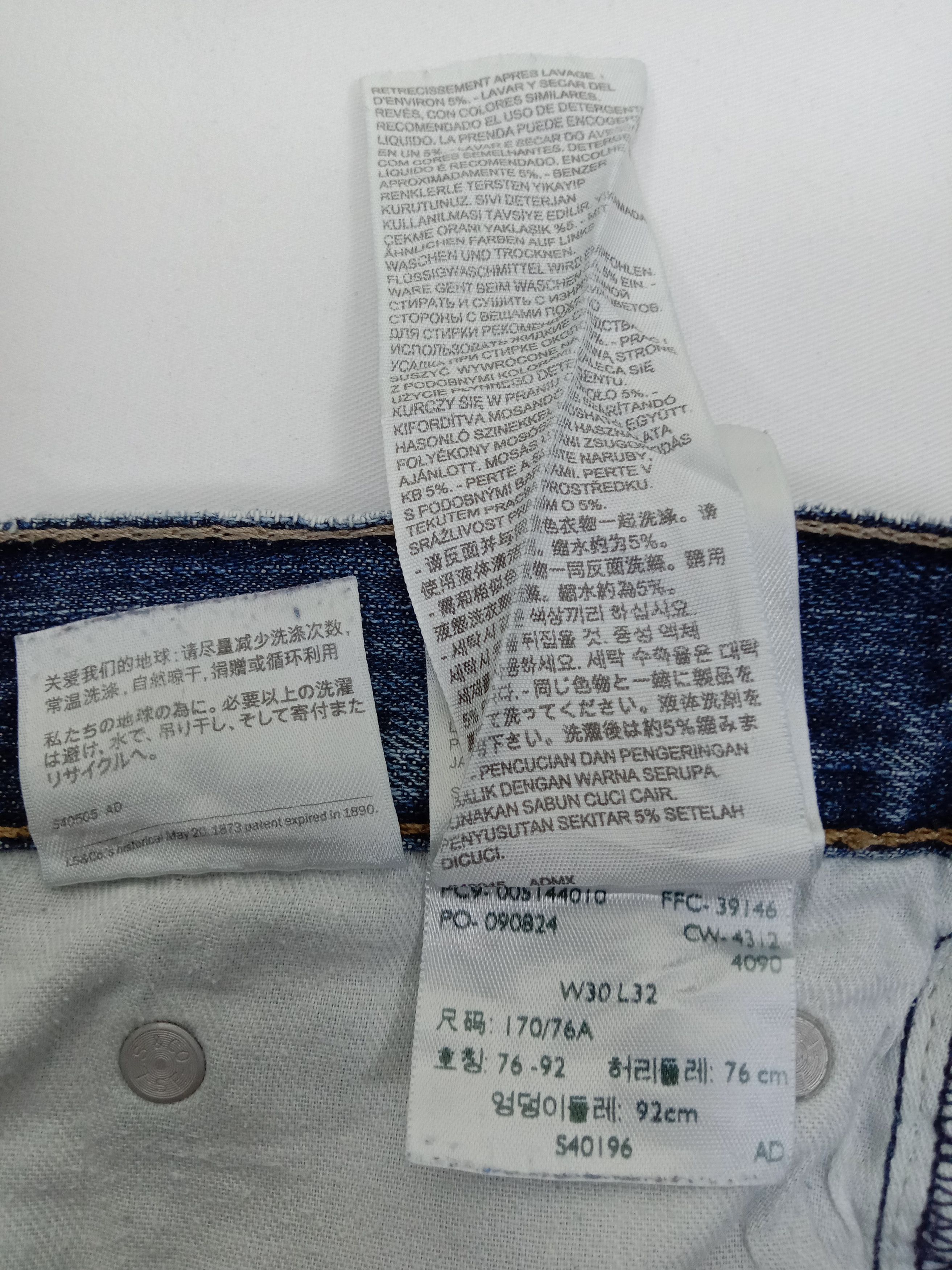 Levi's Vintage Levi's 514 Paint Splatter Jeans Distressed Denim Size US 30 / EU 46 - 13 Thumbnail