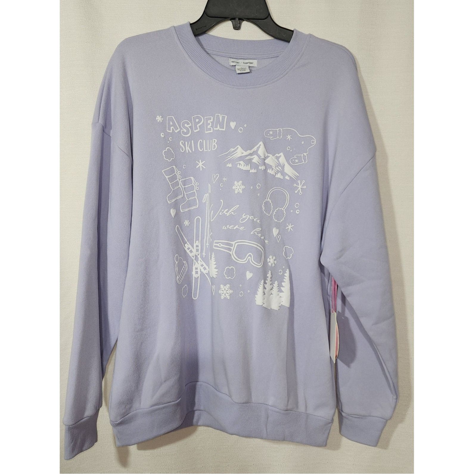 Peanuts Aspen ski club Sweatshirt women's medium Size M / US 6-8 / IT 42-44 - 4 Thumbnail