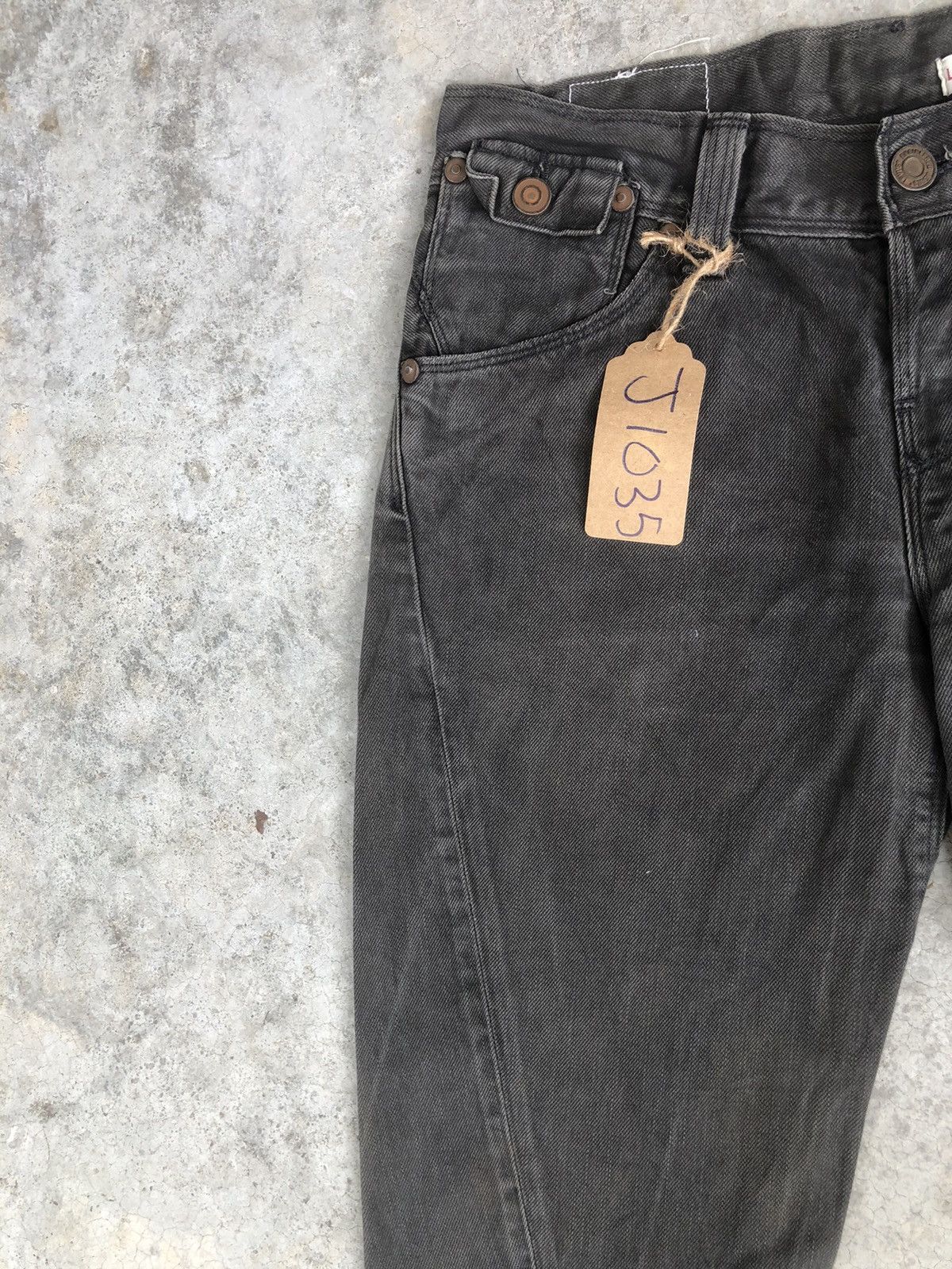 Levi's Y2K Levis Engineered Flared Jeans Distressed Jeans Size US 30 / EU 46 - 4 Thumbnail