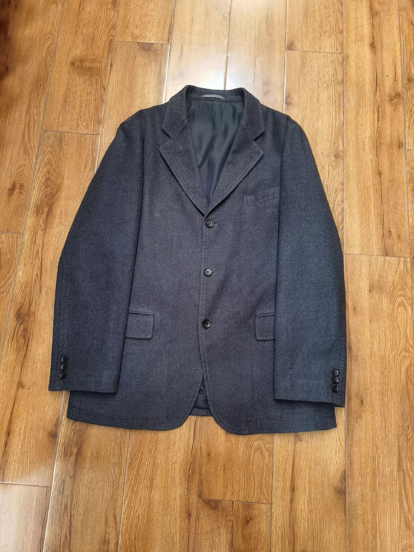Comme des Garcons Comme Des Garcons Grey wool single breasted suit -DMC Size US M / EU 48-50 / 2 - 1 Thumbnail